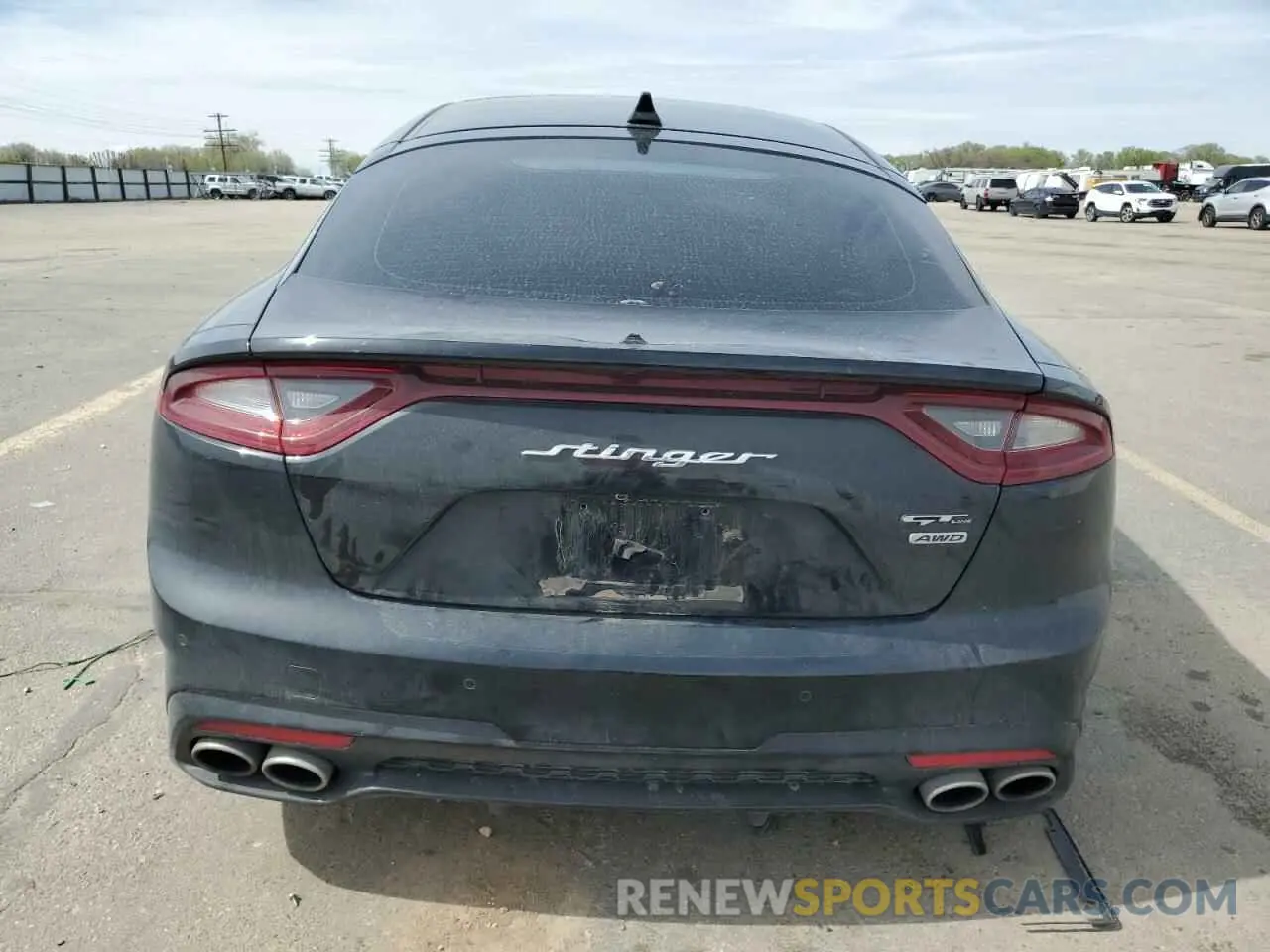 6 Photograph of a damaged car KNAE15LAXL6076182 KIA STINGER 2020