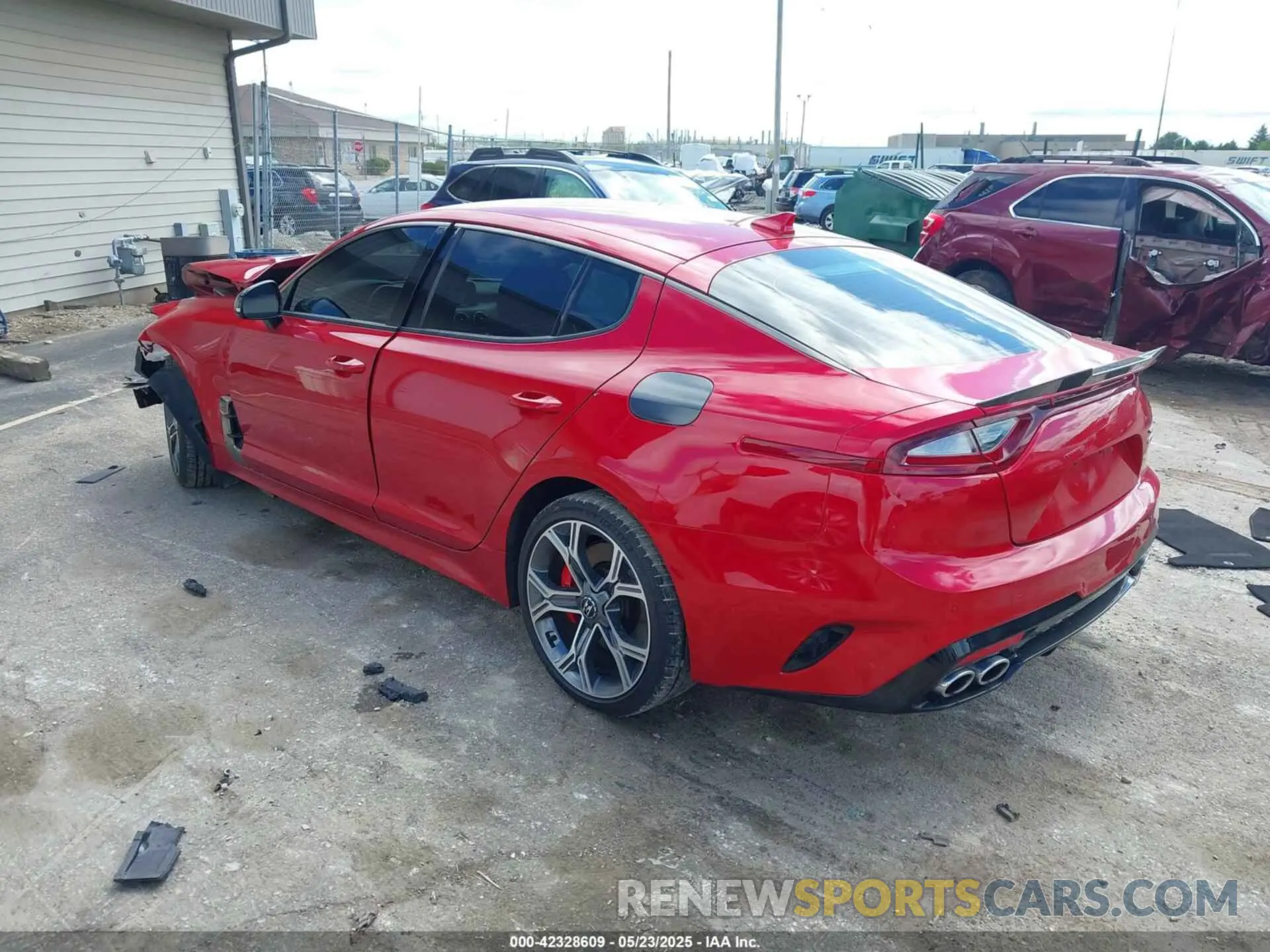 3 Photograph of a damaged car KNAE35LC0L6080320 KIA STINGER 2020