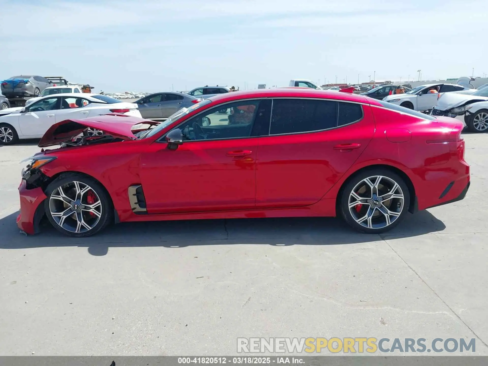 14 Photograph of a damaged car KNAE35LC4L6085147 KIA STINGER 2020
