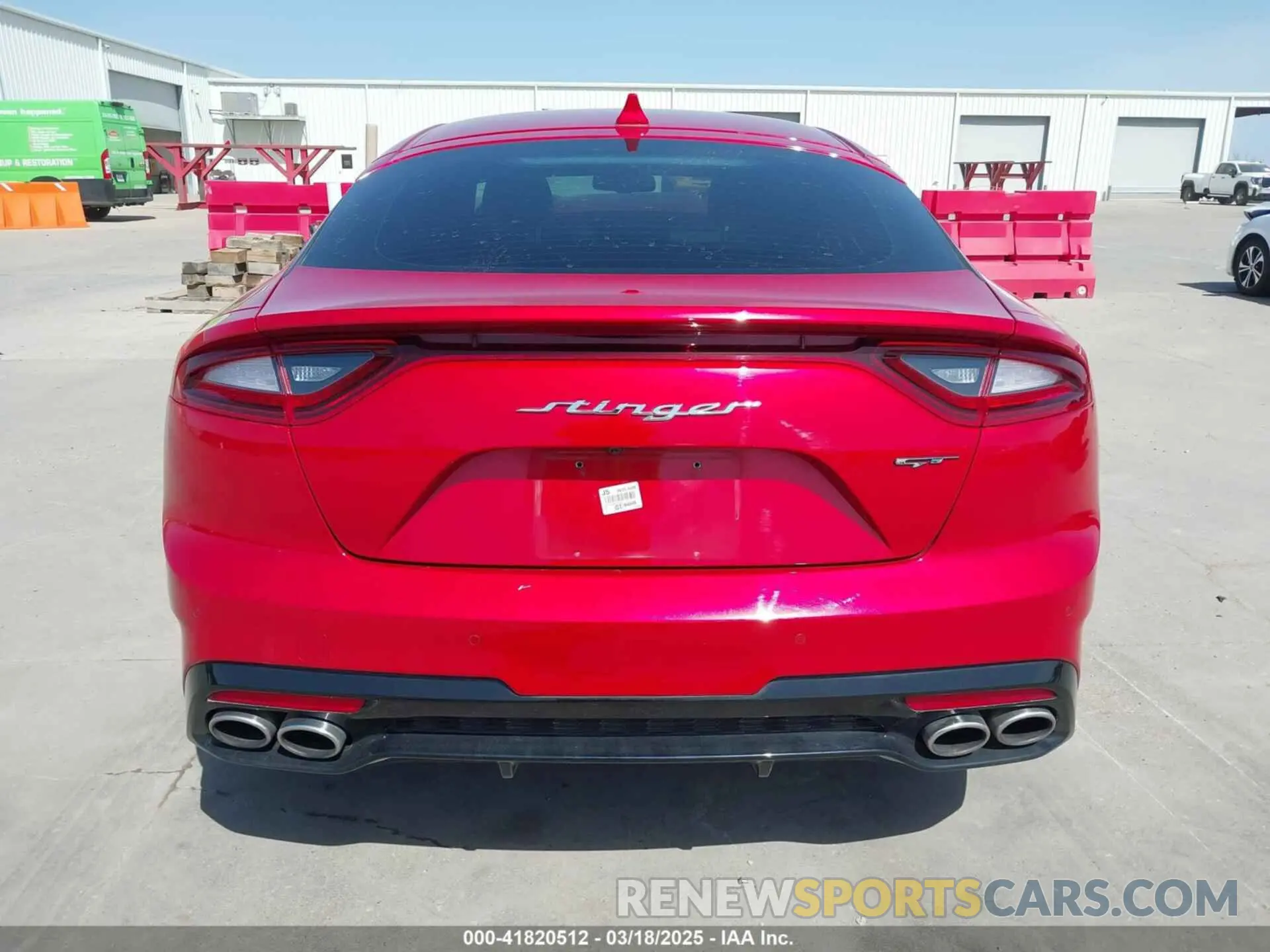 16 Photograph of a damaged car KNAE35LC4L6085147 KIA STINGER 2020