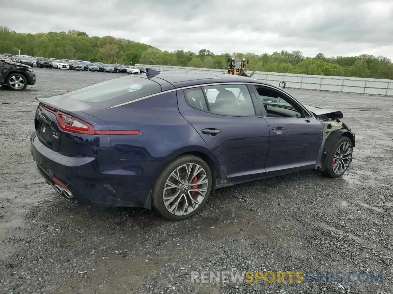 3 Photograph of a damaged car KNAE35LC5L6086551 KIA STINGER 2020