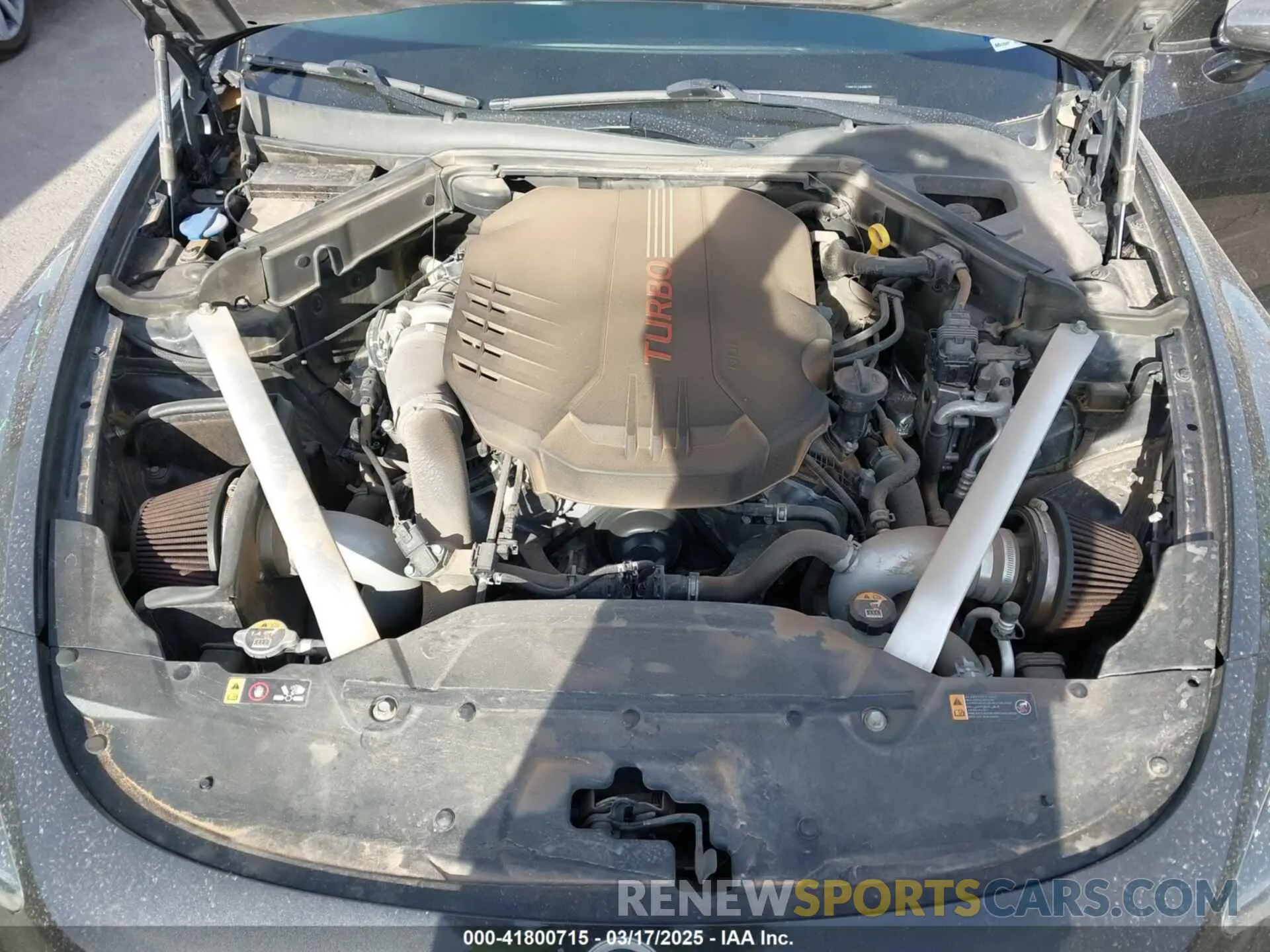 10 Photograph of a damaged car KNAE35LCXL6082785 KIA STINGER 2020