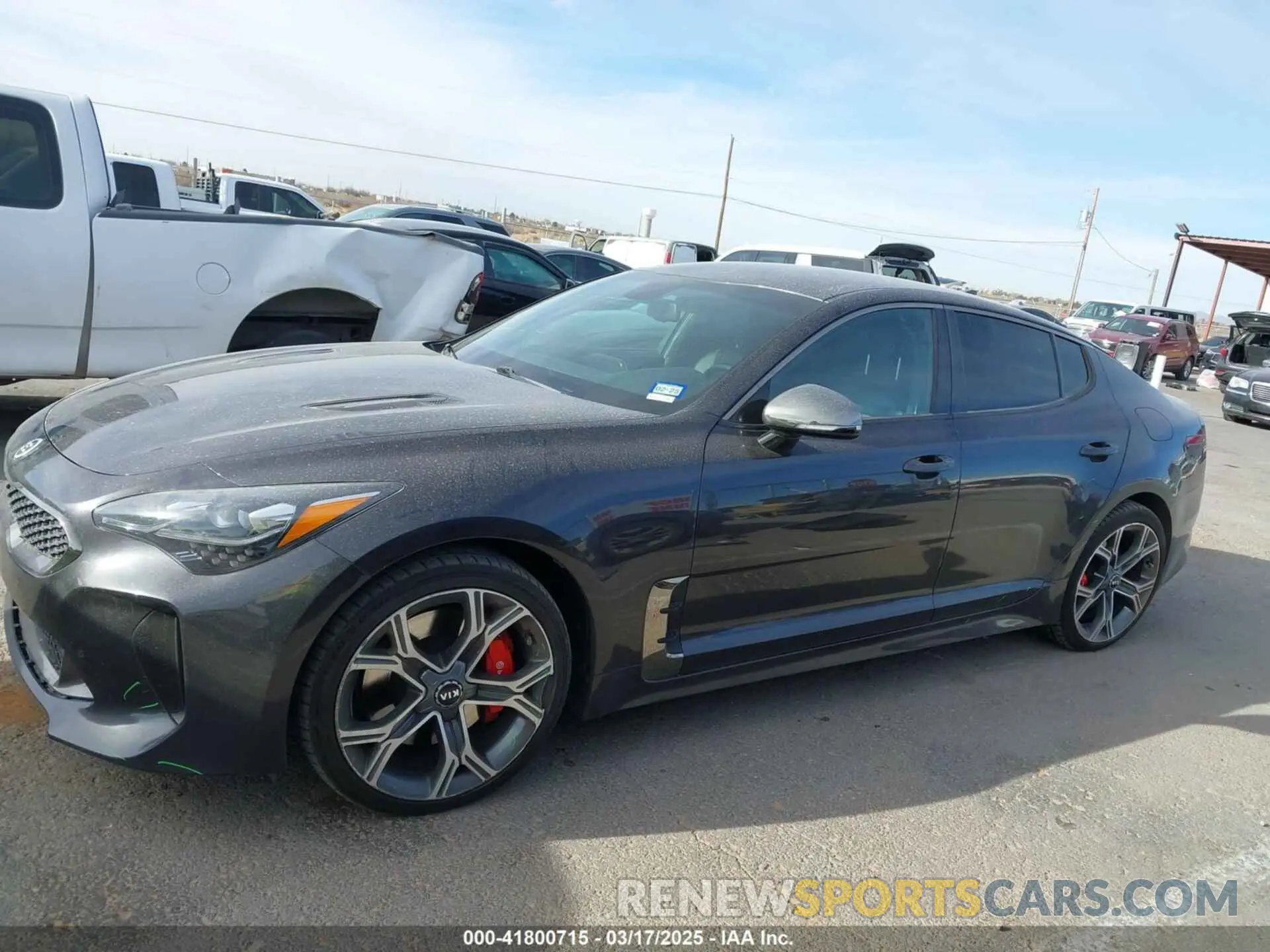 14 Photograph of a damaged car KNAE35LCXL6082785 KIA STINGER 2020