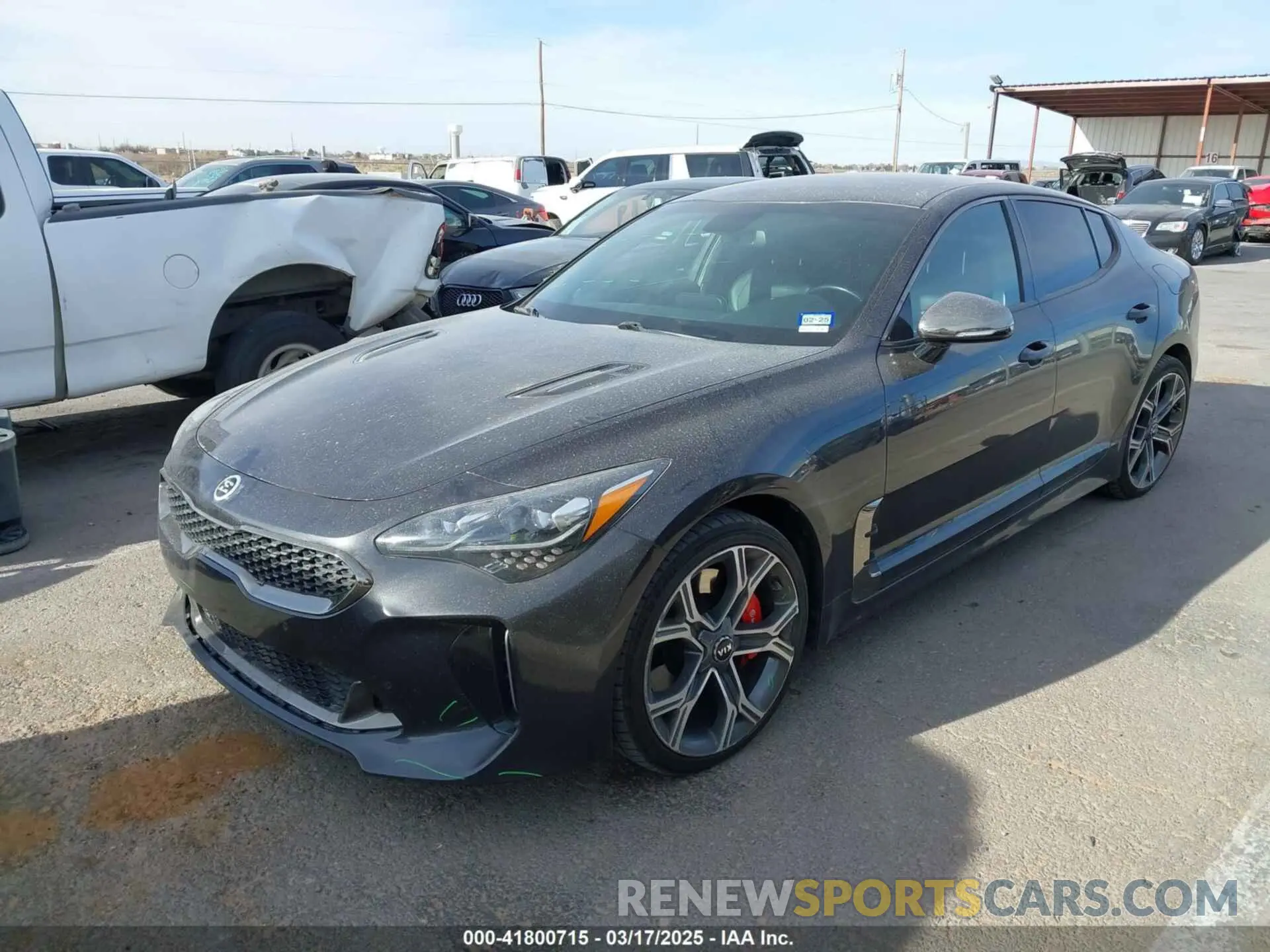 2 Photograph of a damaged car KNAE35LCXL6082785 KIA STINGER 2020