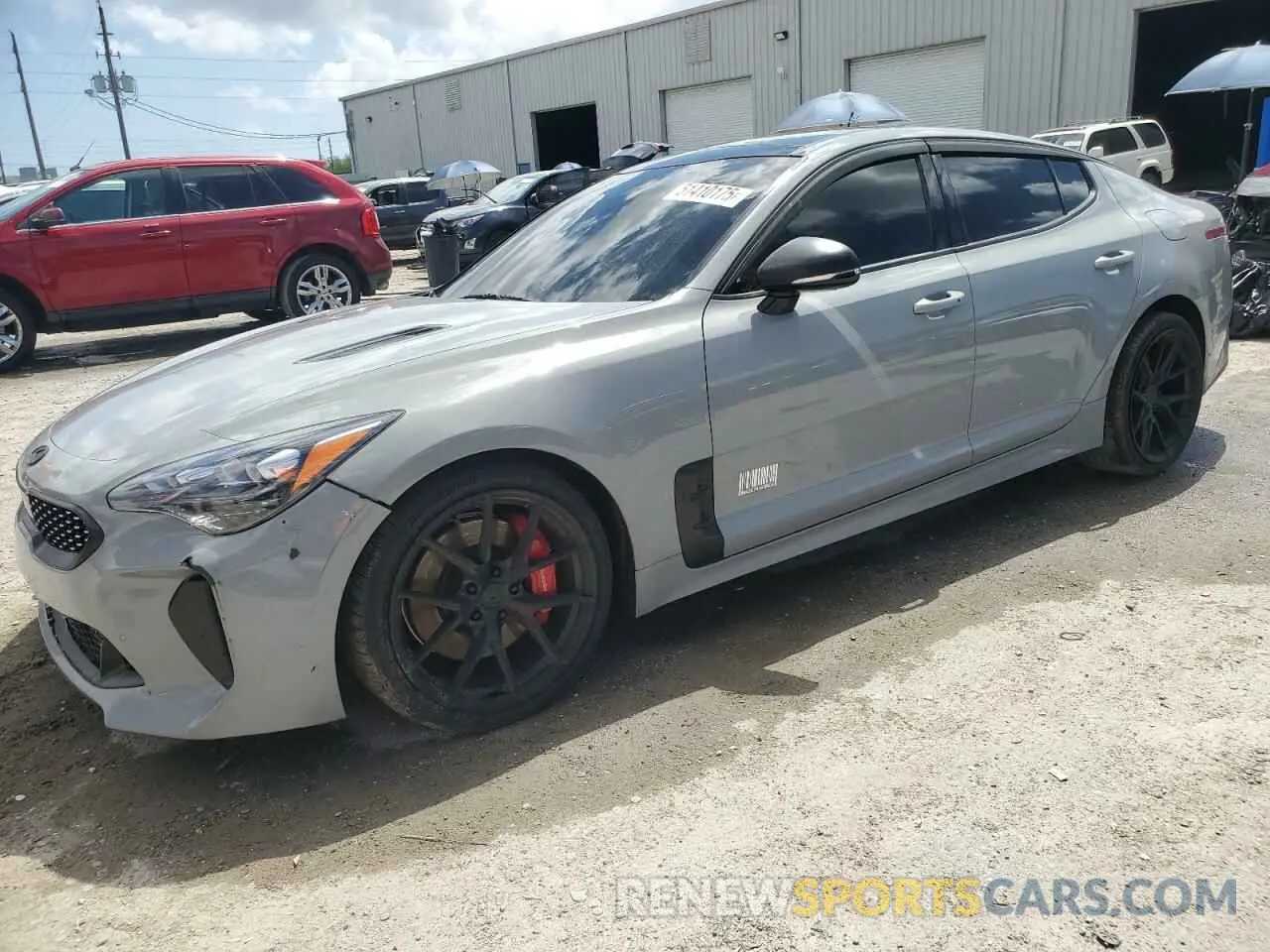 1 Photograph of a damaged car KNAE45LC2L6084091 KIA STINGER 2020