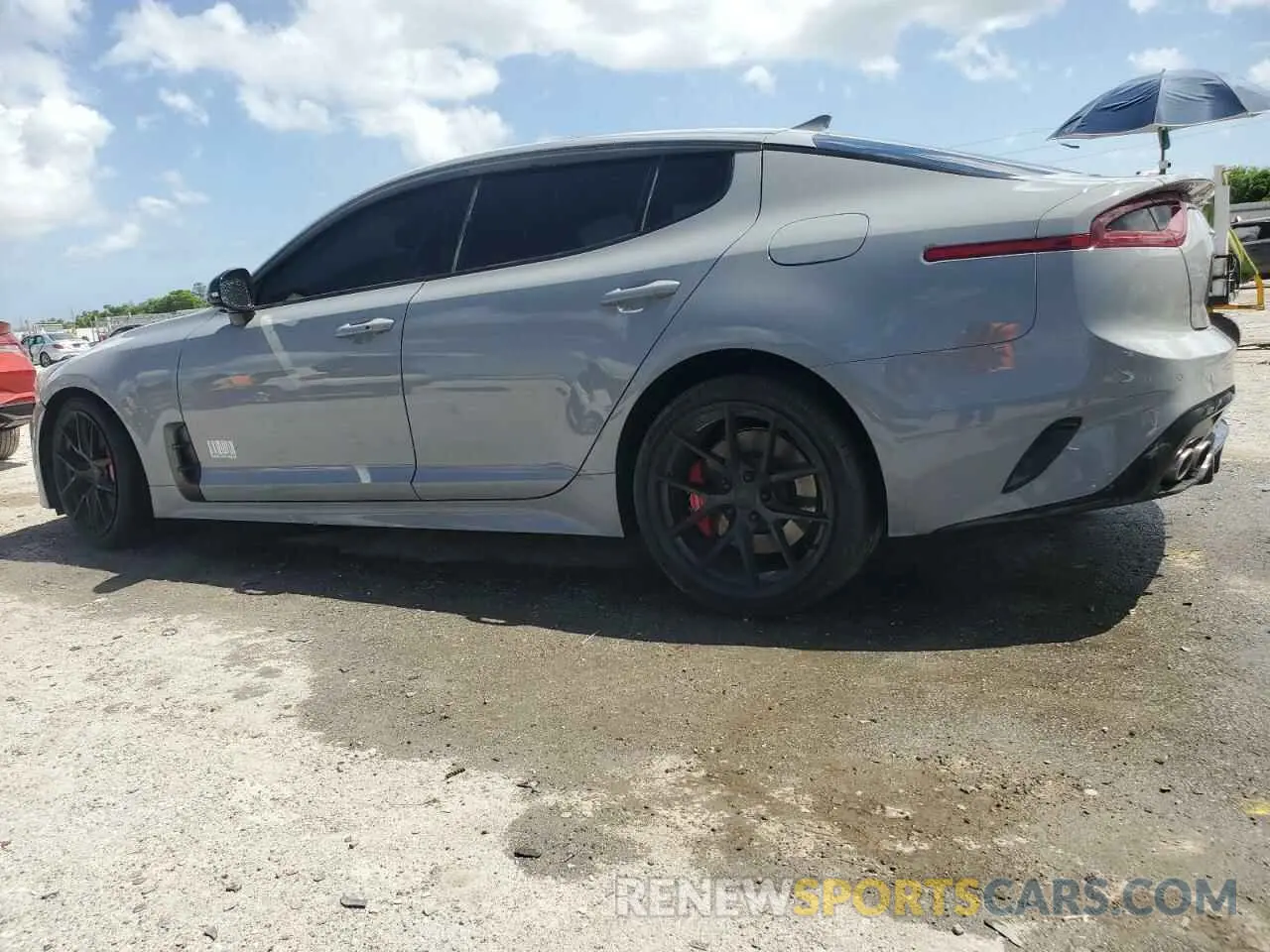 2 Photograph of a damaged car KNAE45LC2L6084091 KIA STINGER 2020