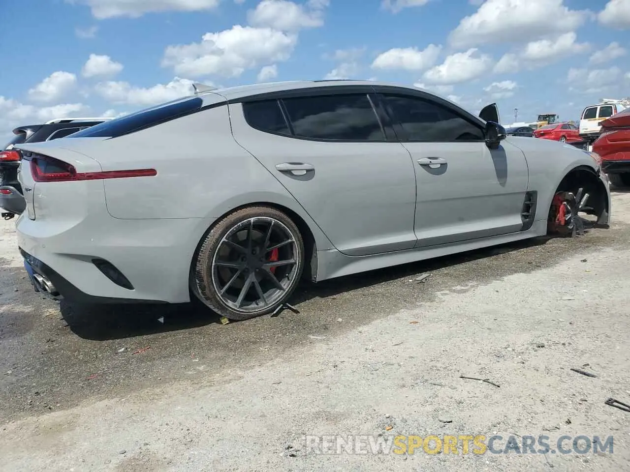 3 Photograph of a damaged car KNAE45LC2L6084091 KIA STINGER 2020