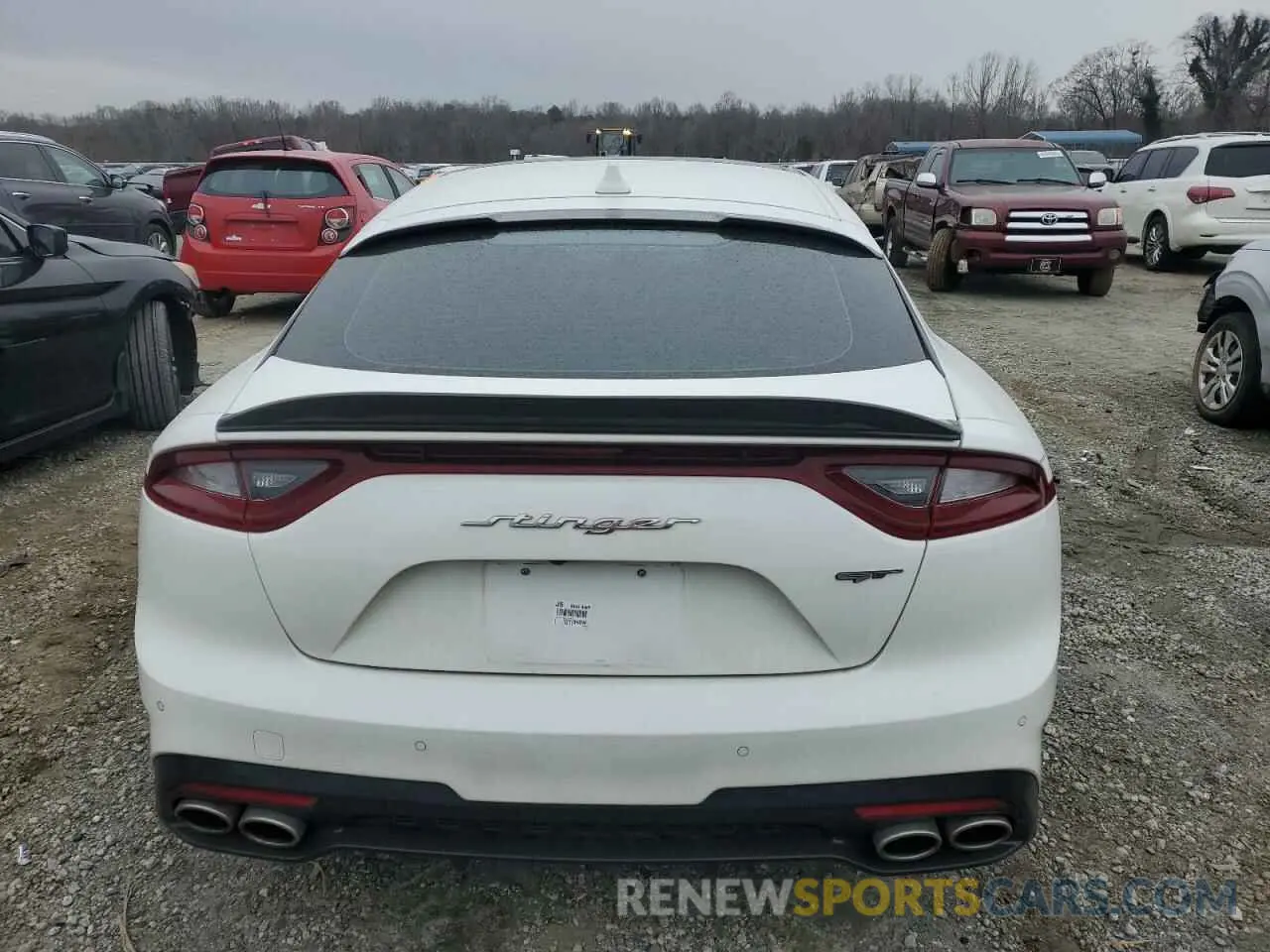 6 Photograph of a damaged car KNAE45LC3L6084620 KIA STINGER 2020
