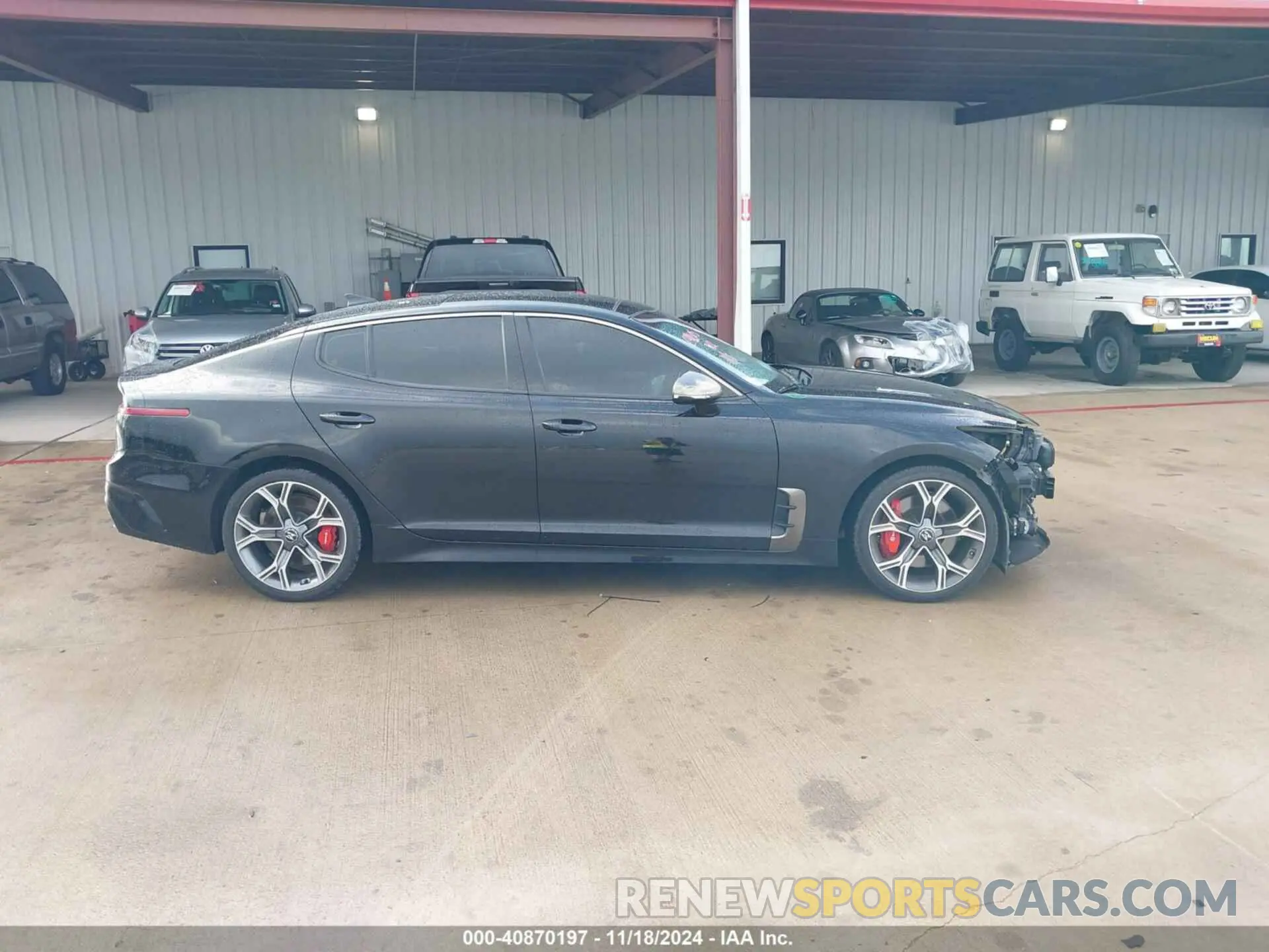13 Photograph of a damaged car KNAE45LC5L6075904 KIA STINGER 2020