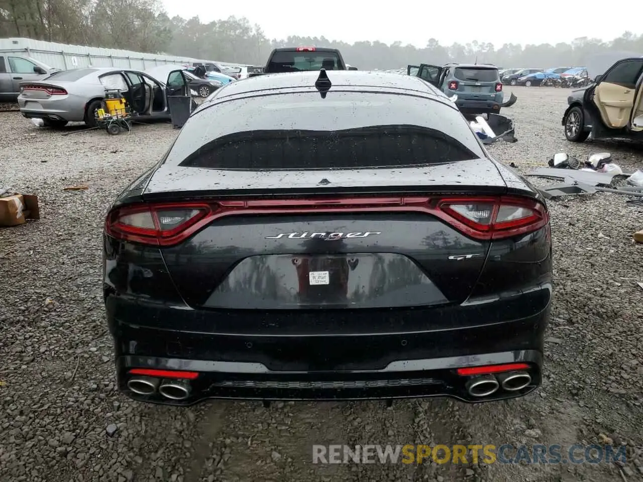6 Photograph of a damaged car KNAE45LC5L6077359 KIA STINGER 2020
