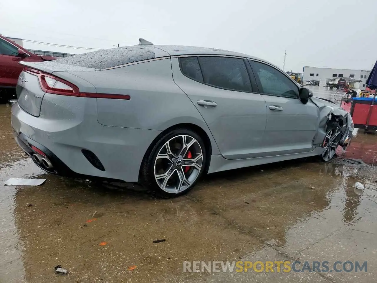 3 Photograph of a damaged car KNAE45LC8L6080207 KIA STINGER 2020