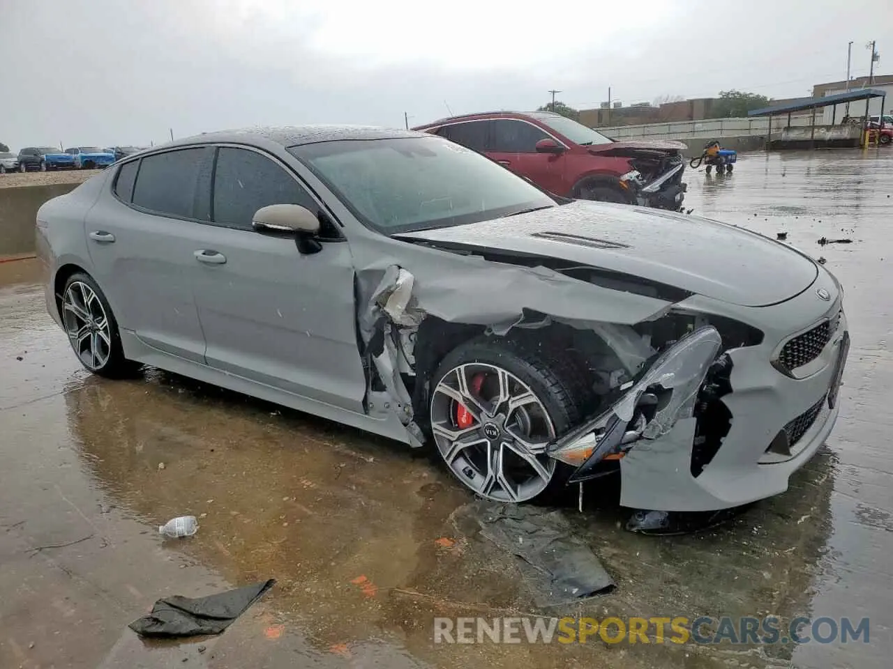 4 Photograph of a damaged car KNAE45LC8L6080207 KIA STINGER 2020