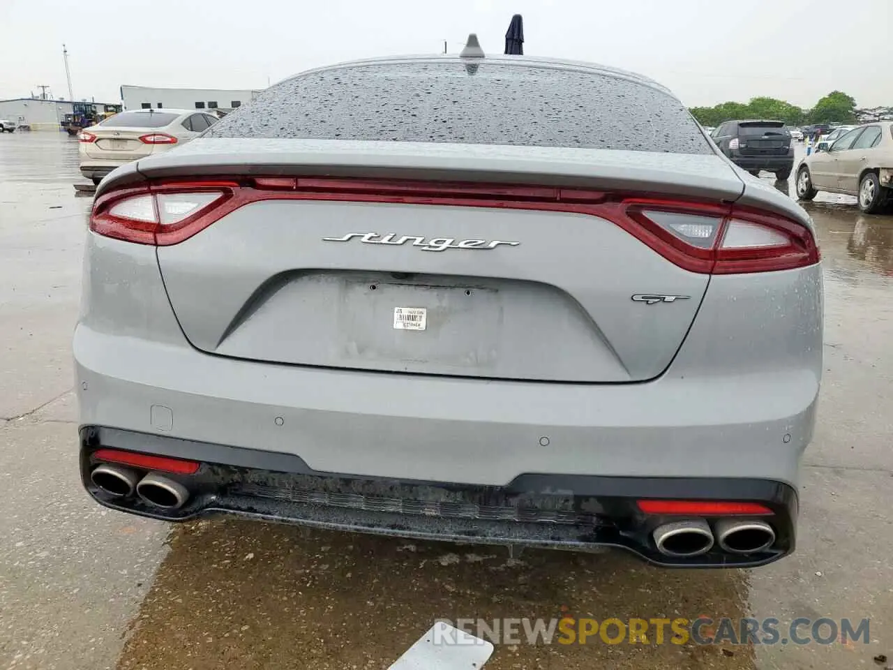 6 Photograph of a damaged car KNAE45LC8L6080207 KIA STINGER 2020