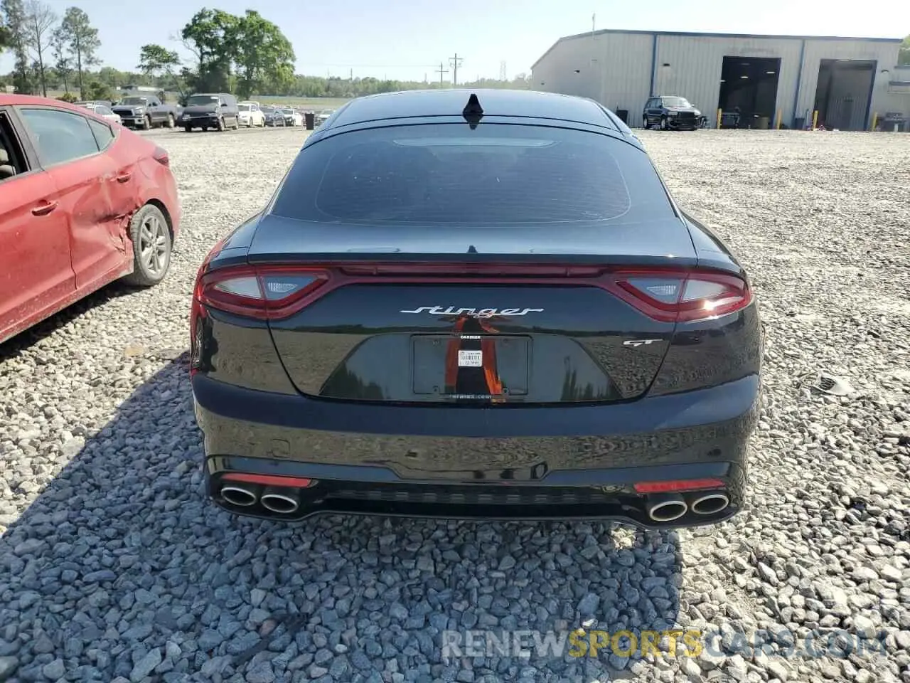 6 Photograph of a damaged car KNAE55LC5L6081490 KIA STINGER 2020