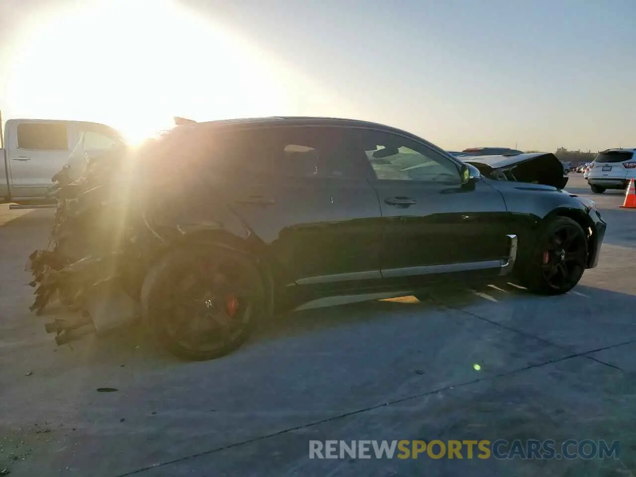 3 Photograph of a damaged car KNAE55LC5L6082350 KIA STINGER 2020