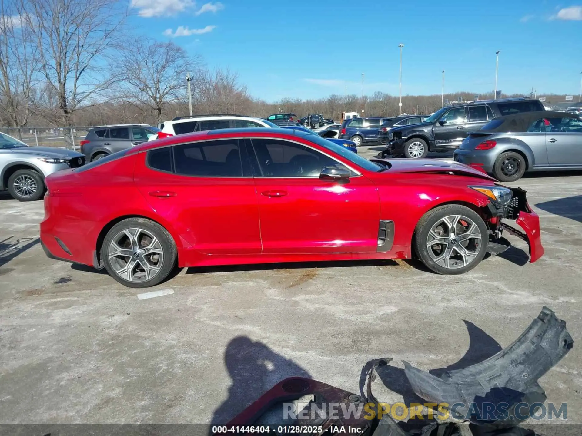 13 Photograph of a damaged car KNAE15LA0M6088116 KIA STINGER 2021