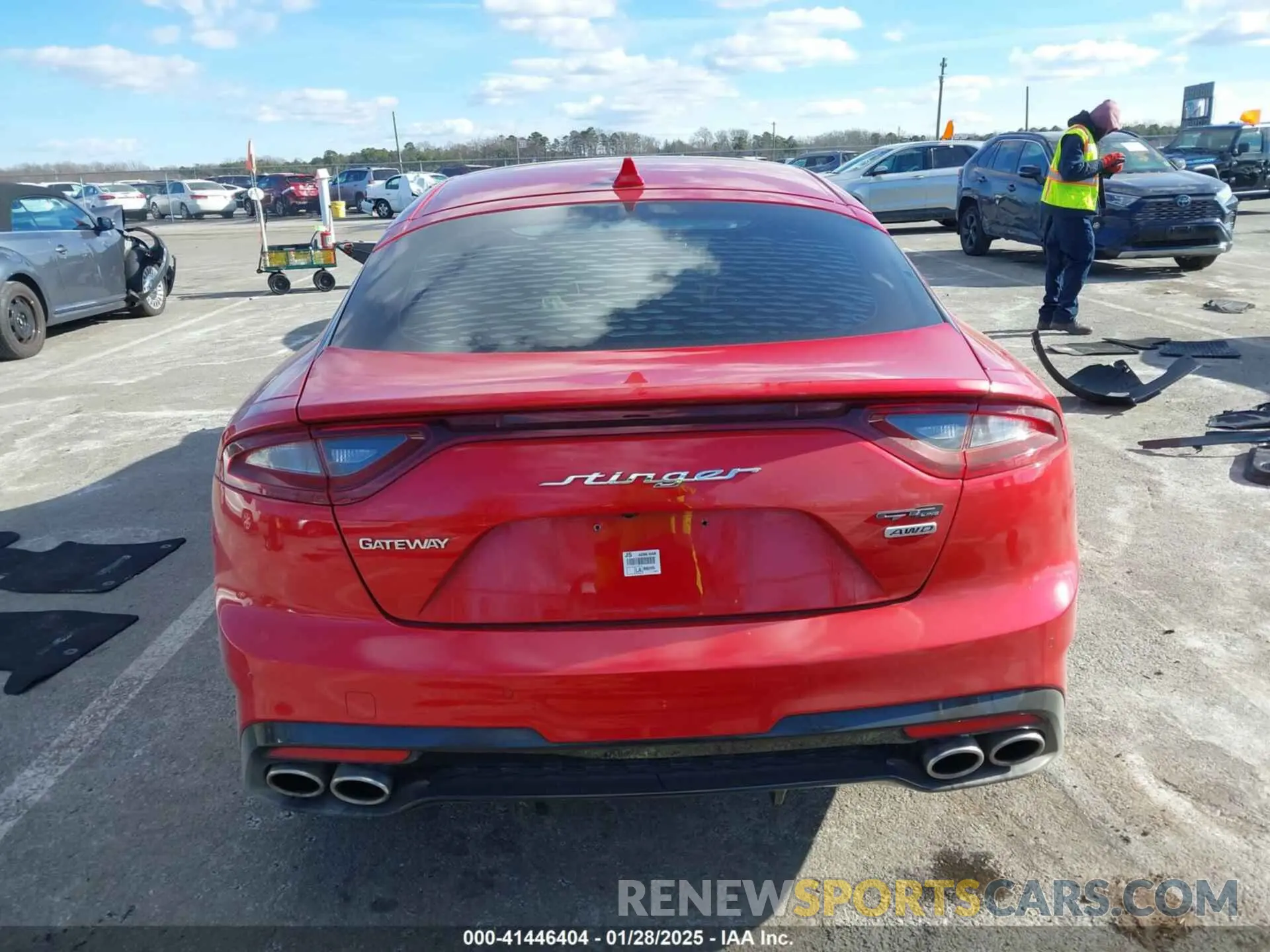 16 Photograph of a damaged car KNAE15LA0M6088116 KIA STINGER 2021
