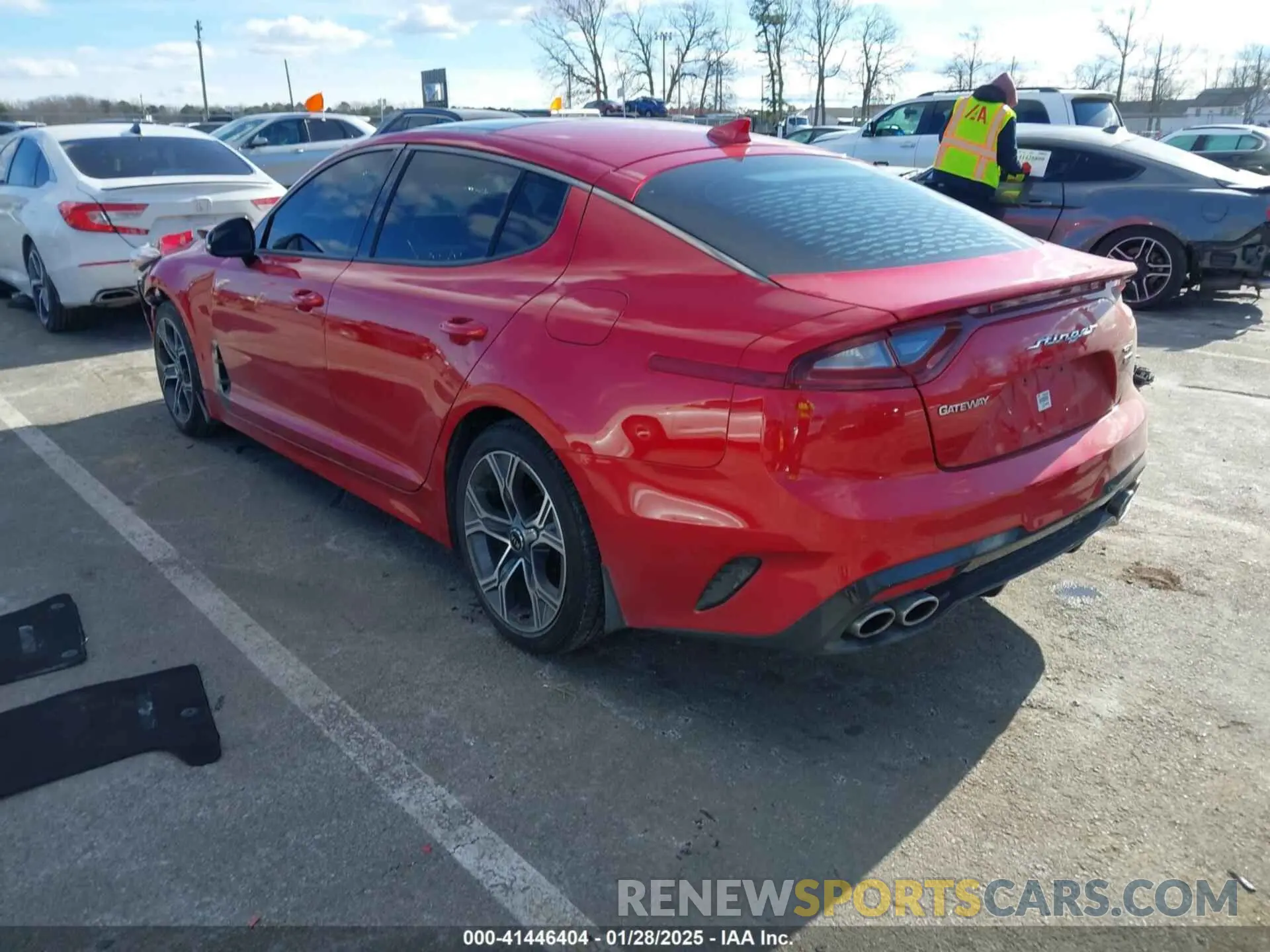 3 Photograph of a damaged car KNAE15LA0M6088116 KIA STINGER 2021