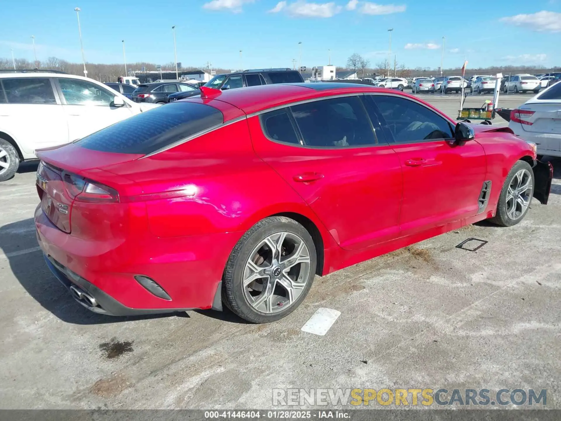 4 Photograph of a damaged car KNAE15LA0M6088116 KIA STINGER 2021