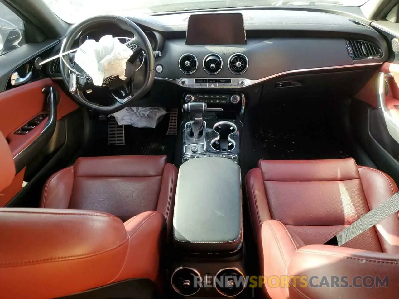 8 Photograph of a damaged car KNAE15LA3M6098185 KIA STINGER 2021