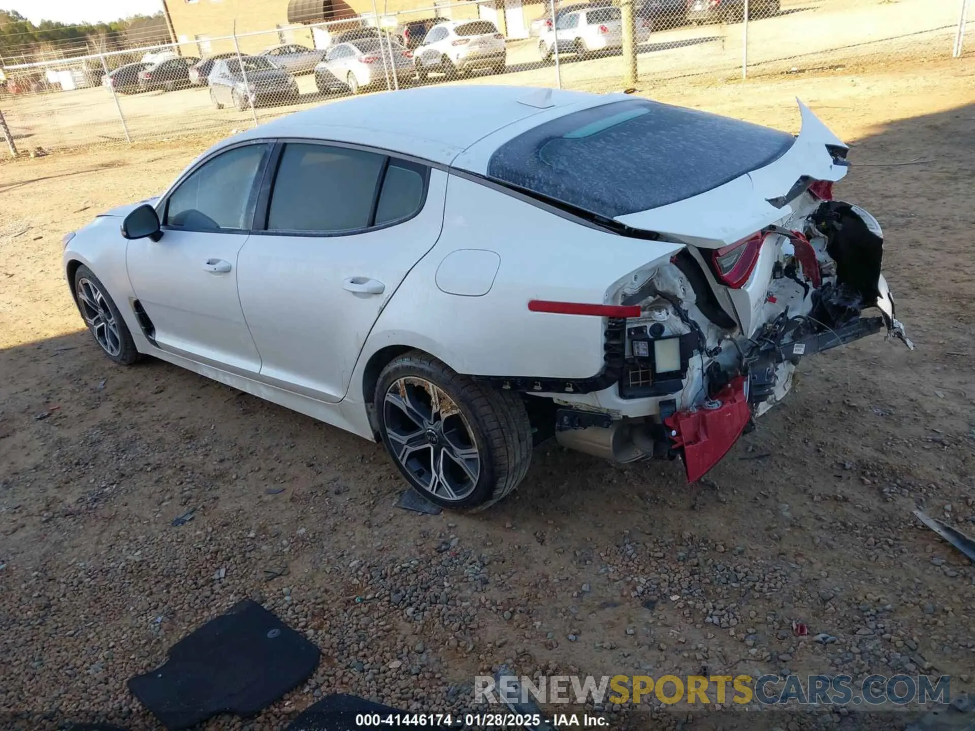 3 Photograph of a damaged car KNAE15LA4M6089981 KIA STINGER 2021