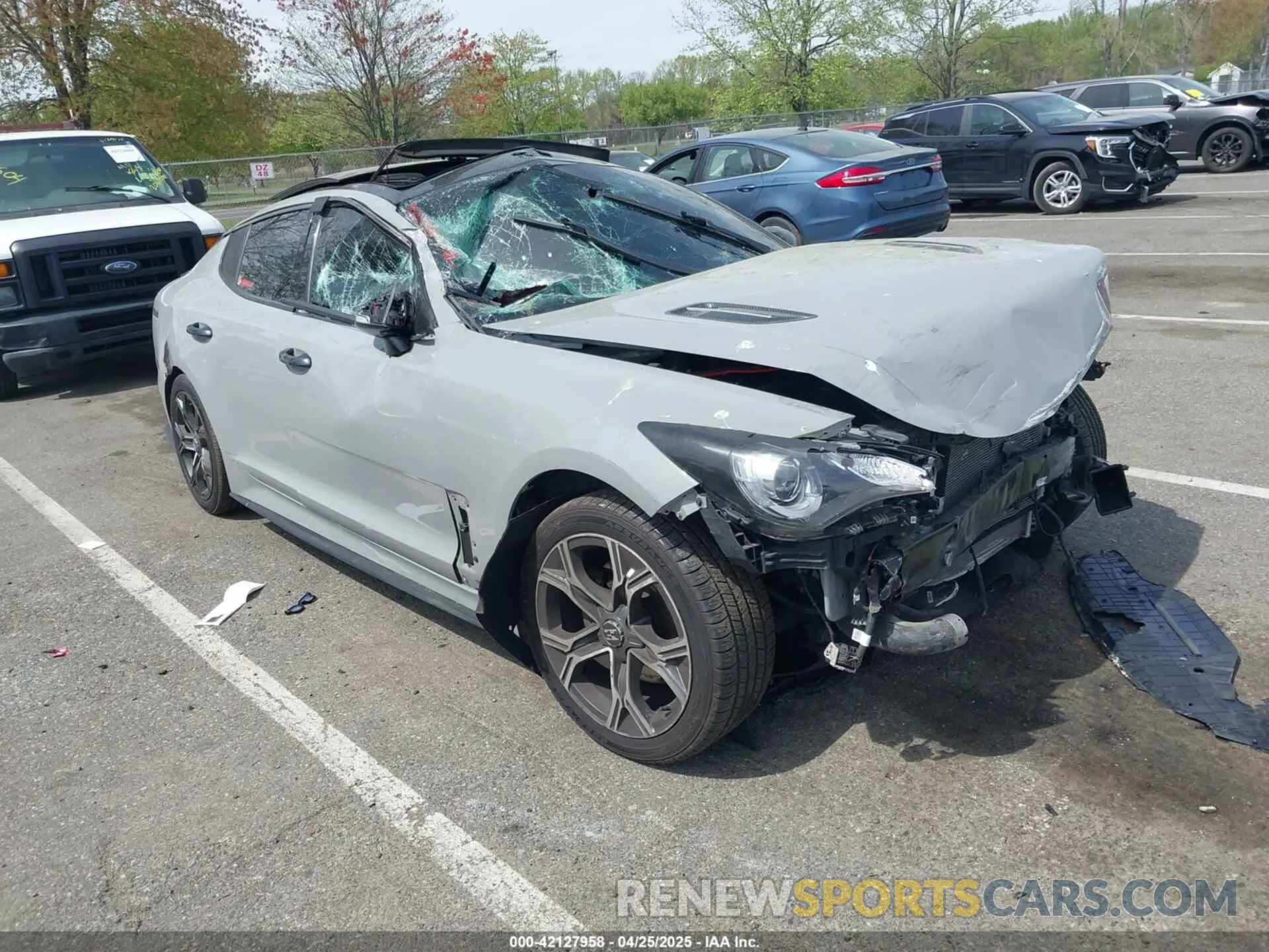 1 Photograph of a damaged car KNAE15LA6M6091912 KIA STINGER 2021