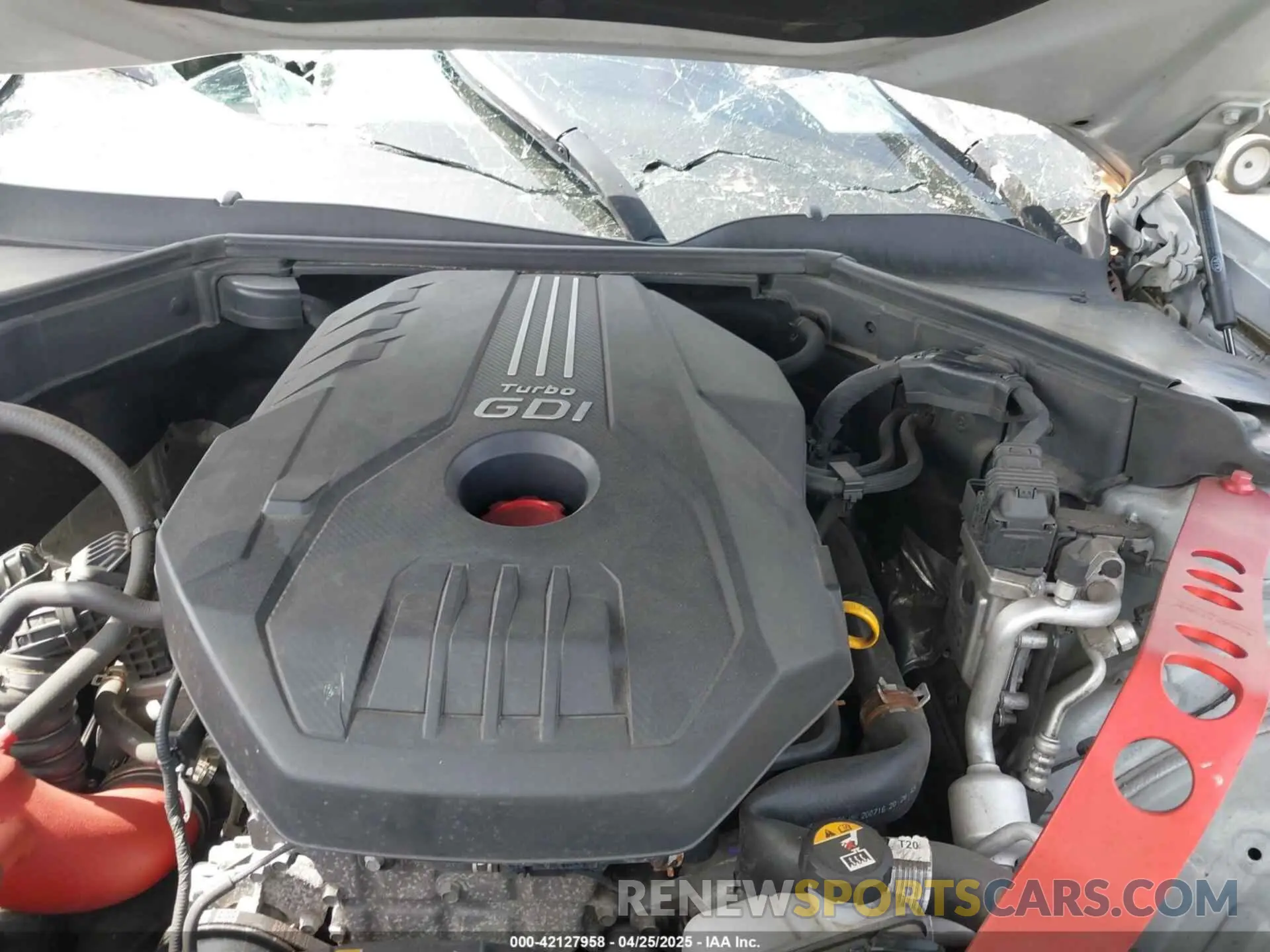 10 Photograph of a damaged car KNAE15LA6M6091912 KIA STINGER 2021