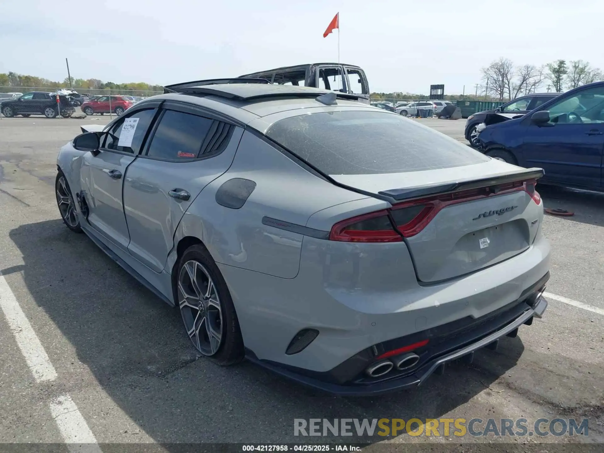 3 Photograph of a damaged car KNAE15LA6M6091912 KIA STINGER 2021