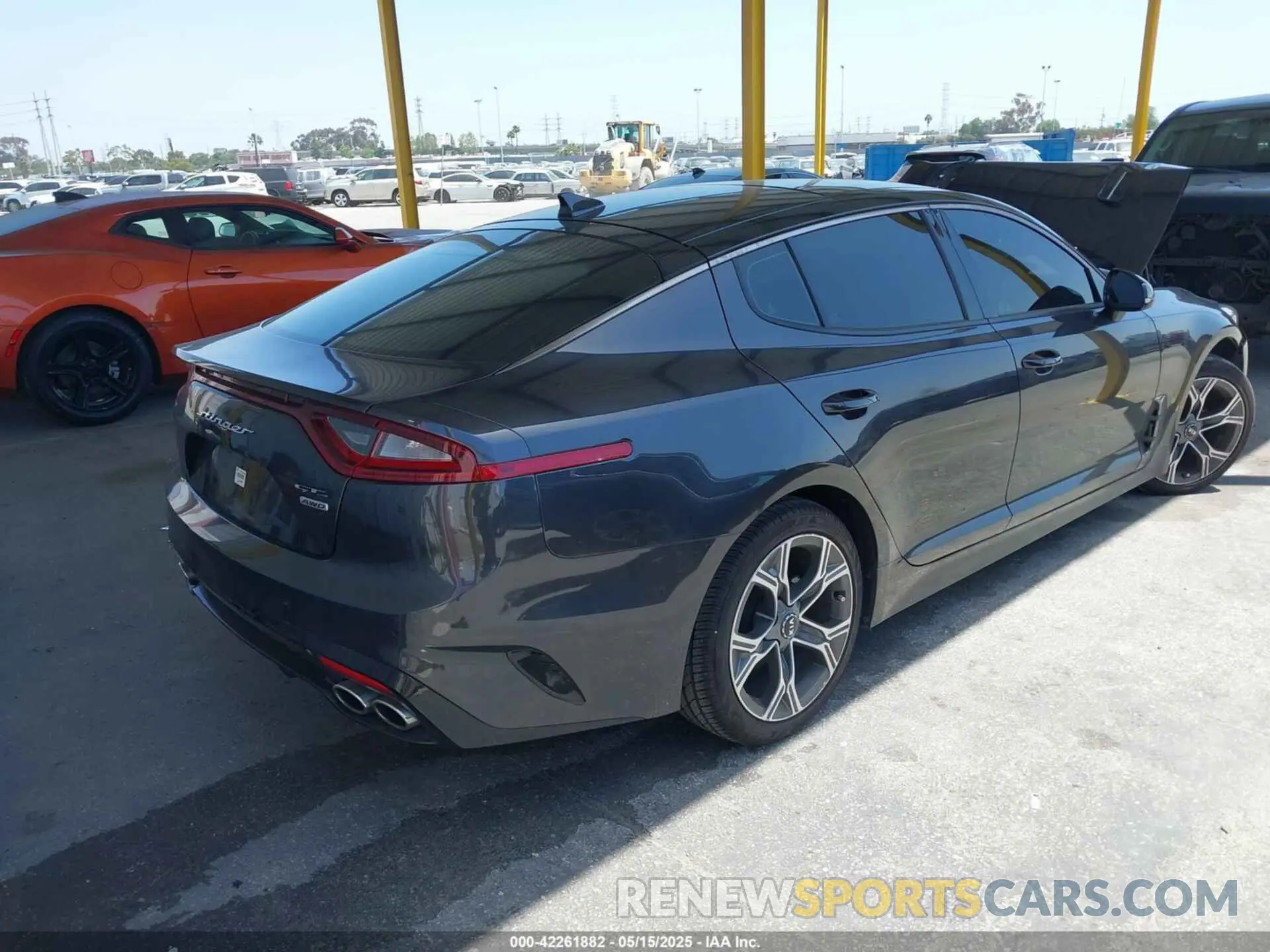 4 Photograph of a damaged car KNAE15LA8M6089725 KIA STINGER 2021