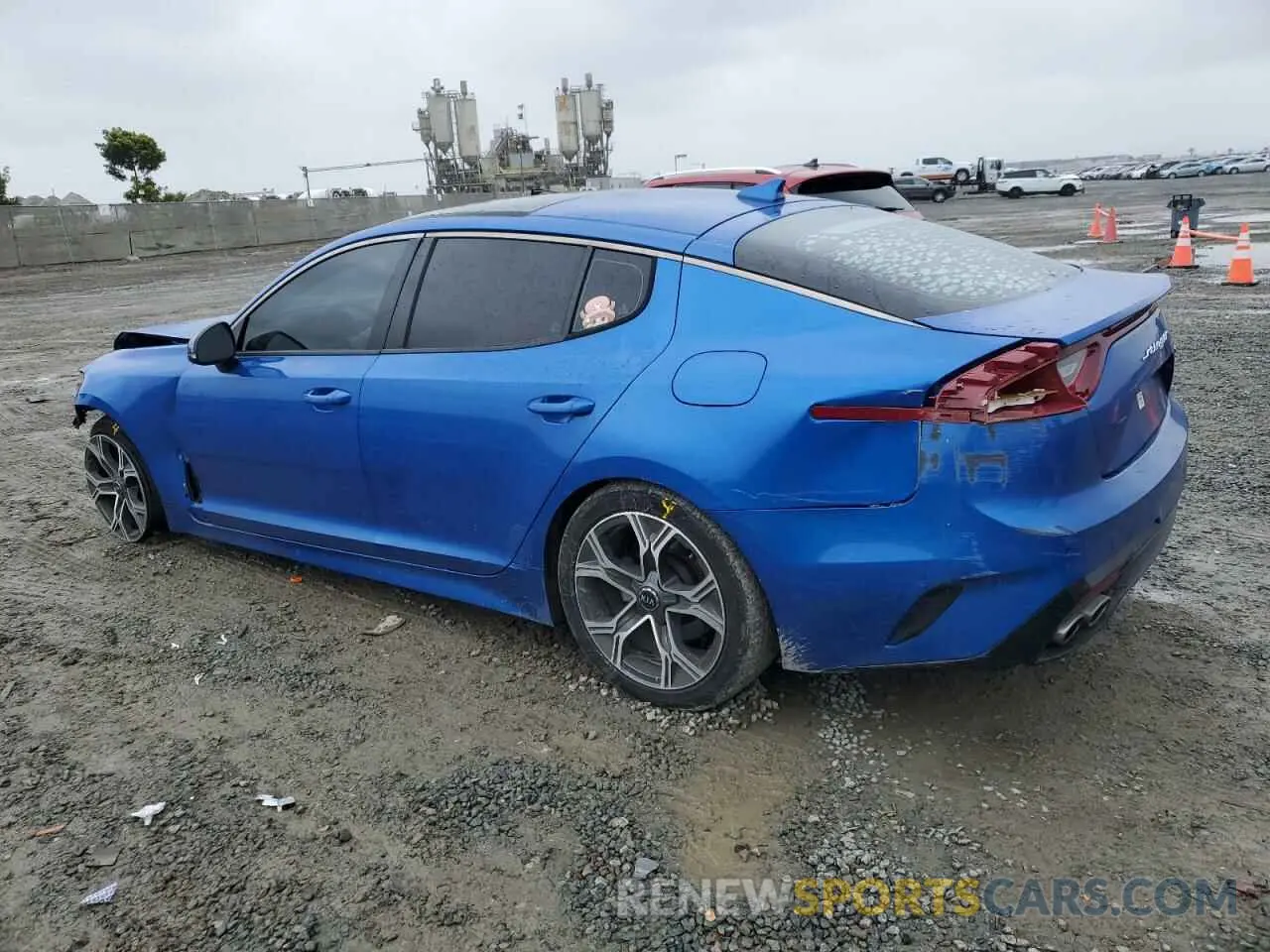 2 Photograph of a damaged car KNAE15LA8M6098246 KIA STINGER 2021