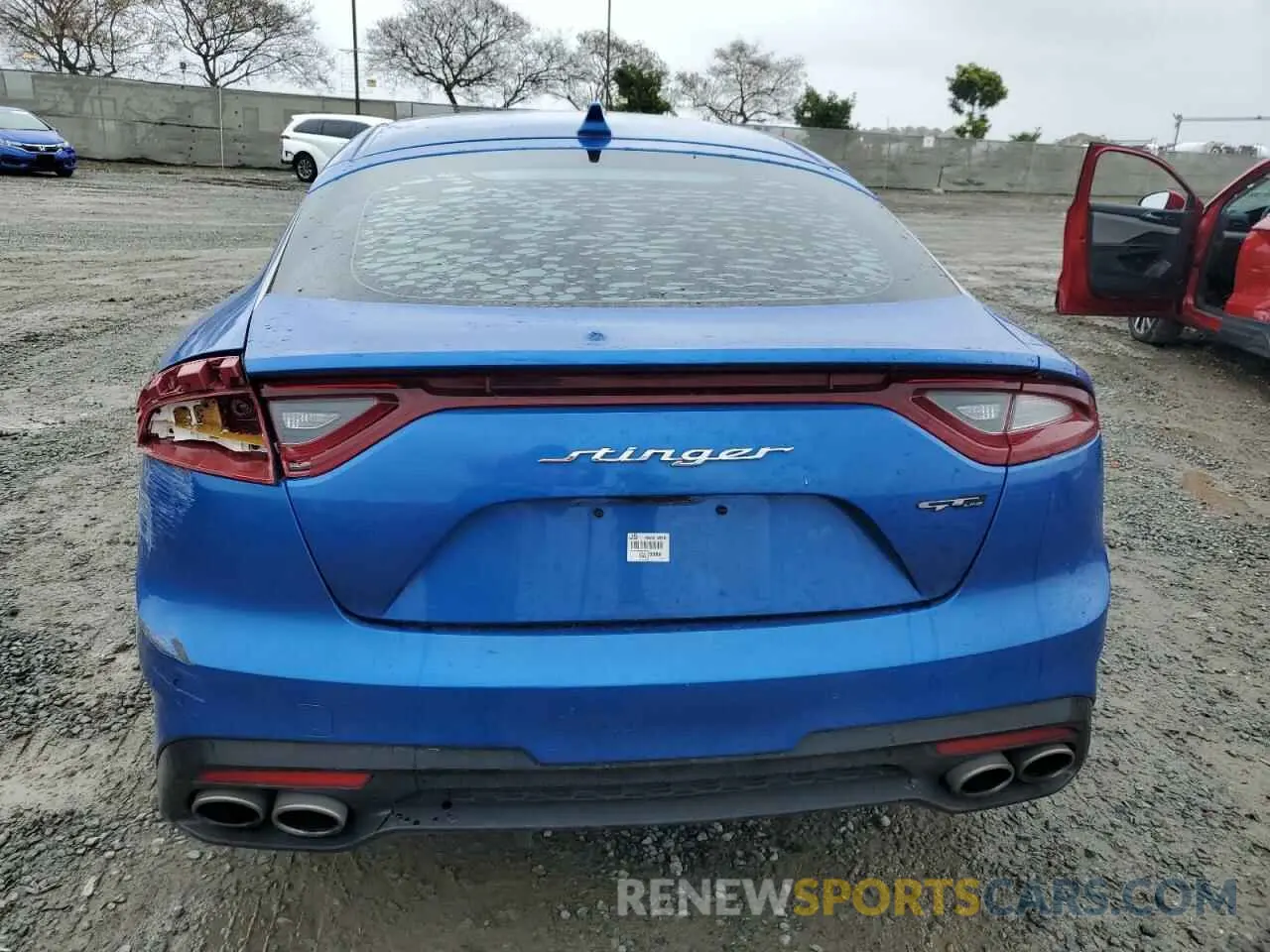 6 Photograph of a damaged car KNAE15LA8M6098246 KIA STINGER 2021