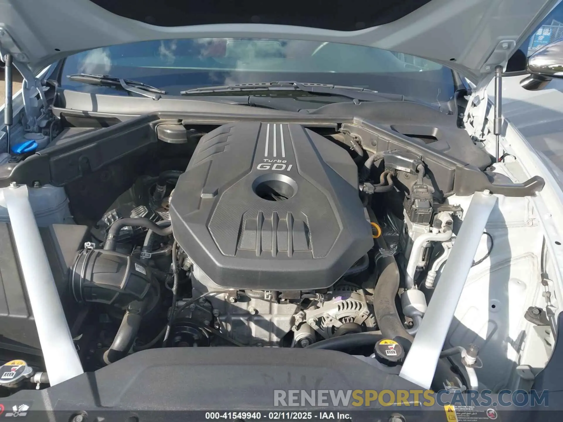 10 Photograph of a damaged car KNAE15LAXM6097213 KIA STINGER 2021