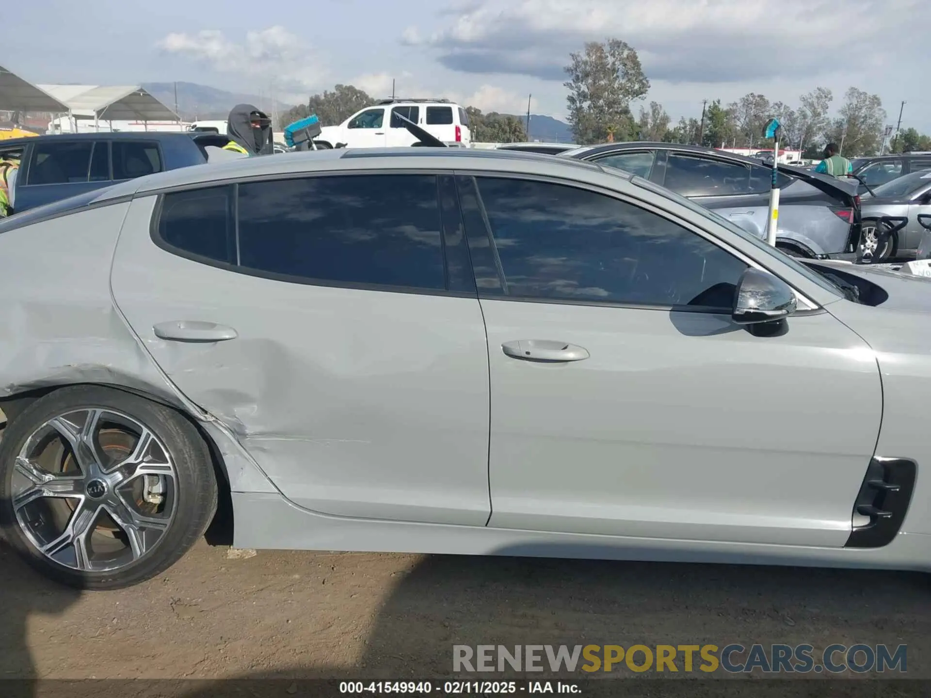 13 Photograph of a damaged car KNAE15LAXM6097213 KIA STINGER 2021