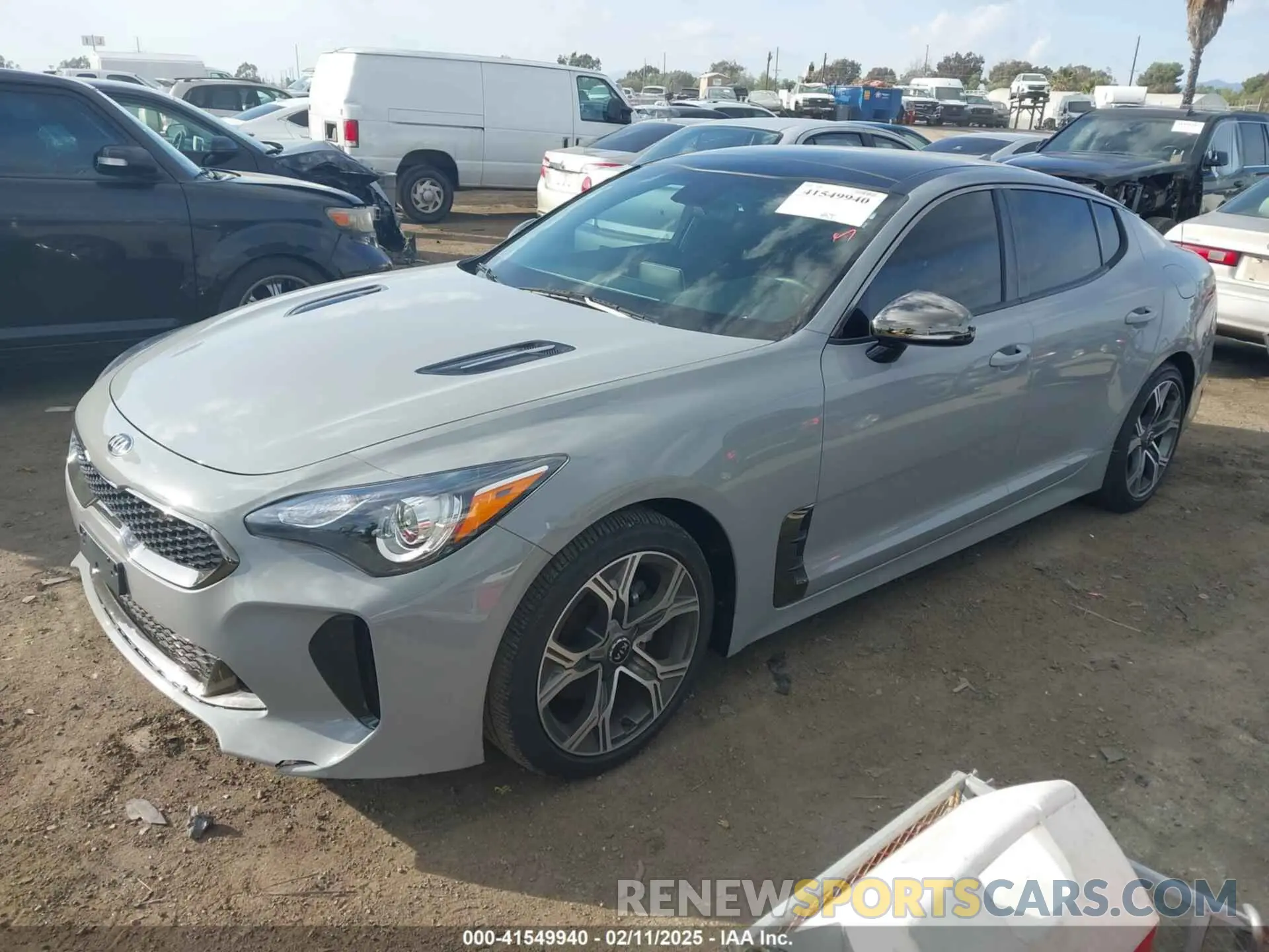 2 Photograph of a damaged car KNAE15LAXM6097213 KIA STINGER 2021