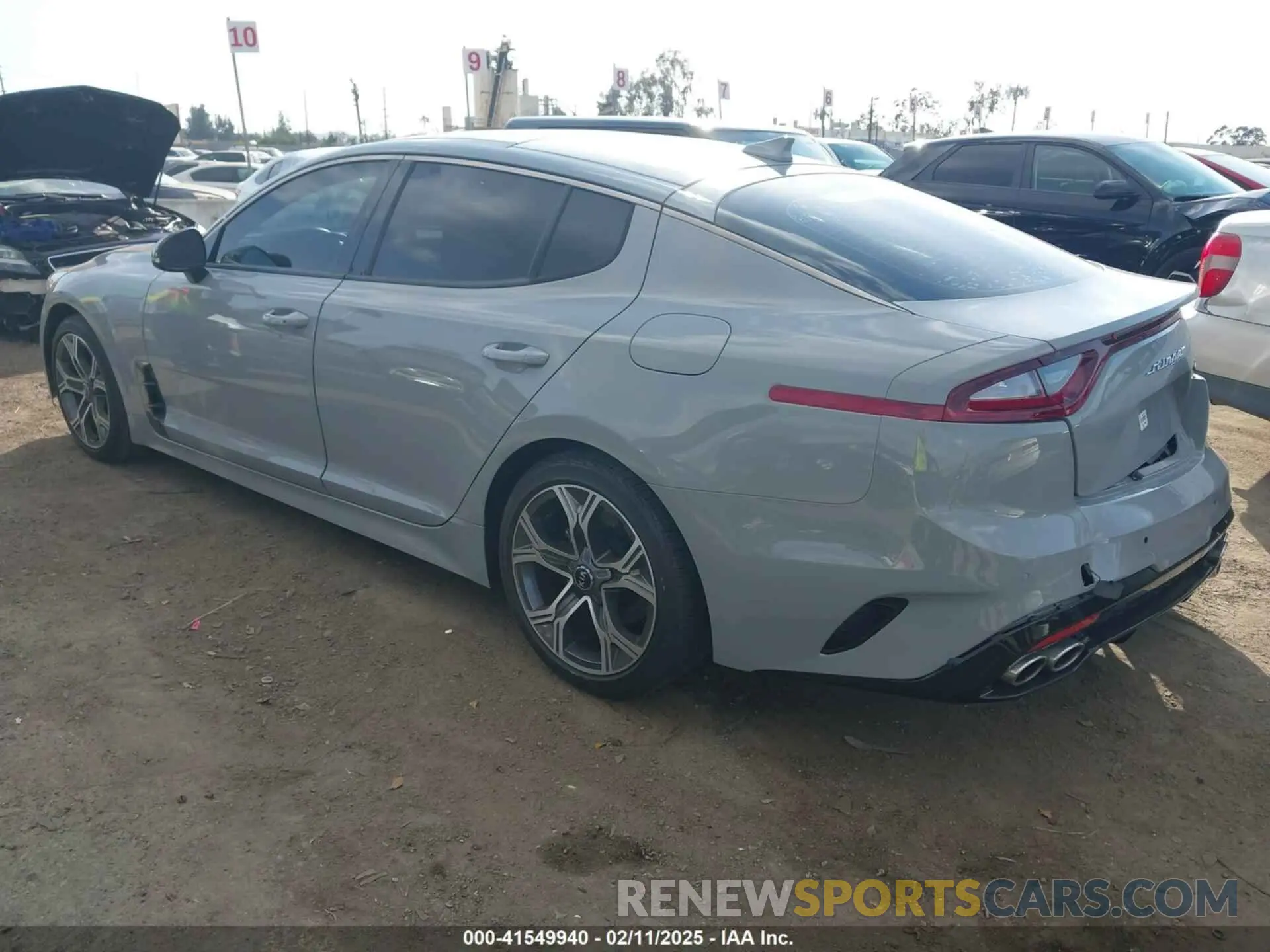 3 Photograph of a damaged car KNAE15LAXM6097213 KIA STINGER 2021