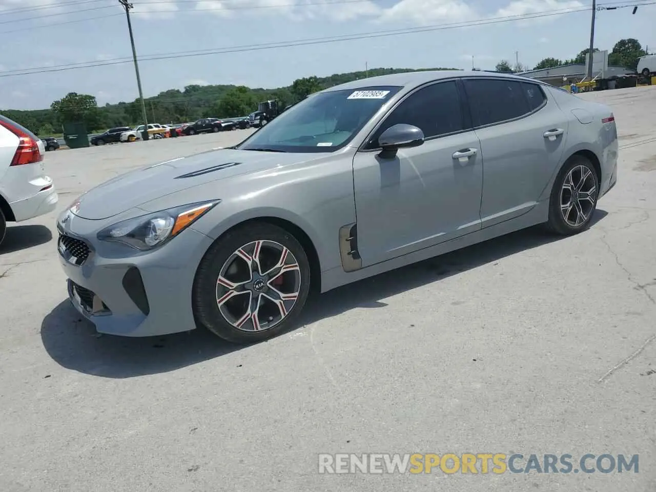 1 Photograph of a damaged car KNAE15LAXM6098488 KIA STINGER 2021