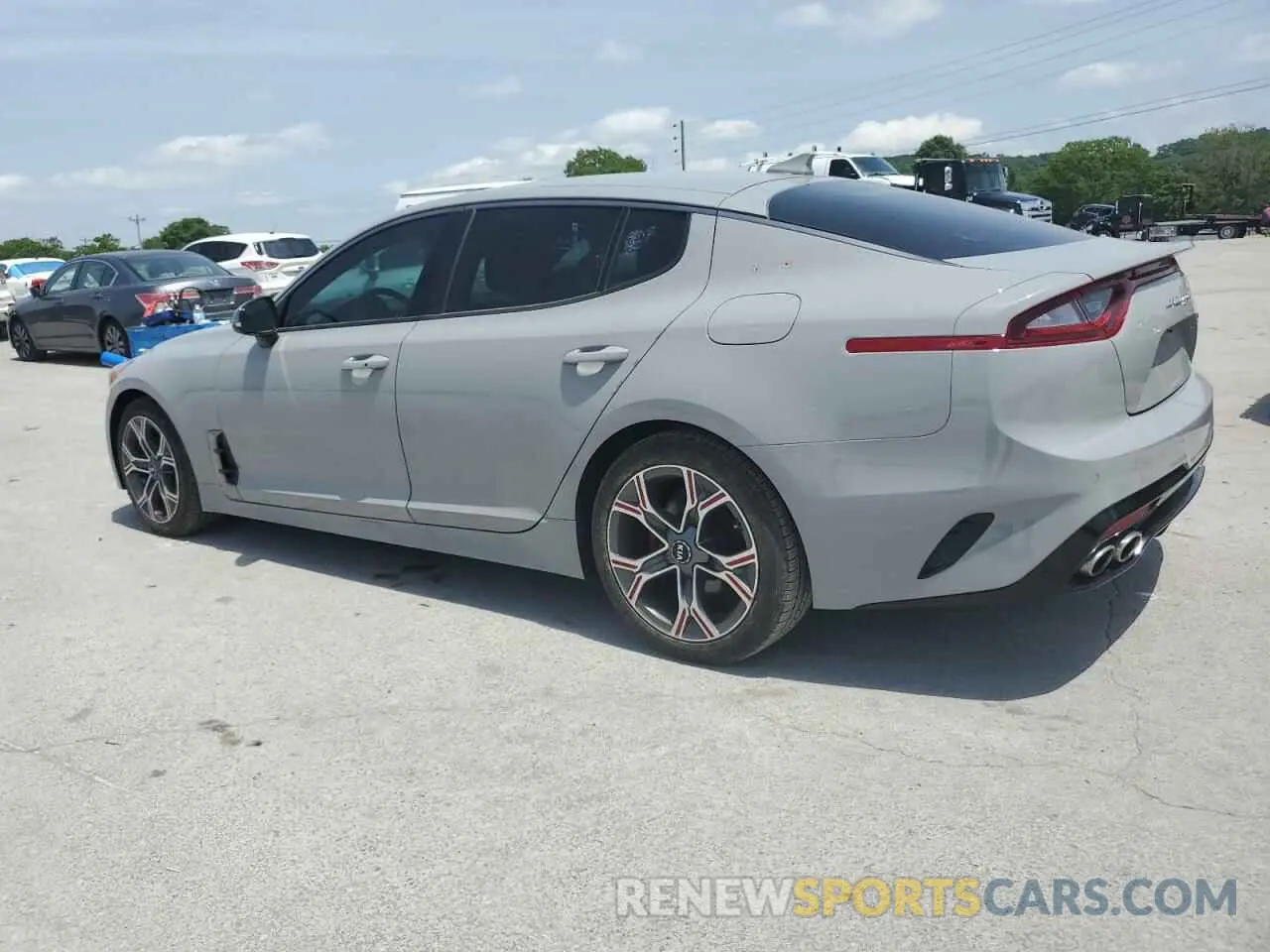 2 Photograph of a damaged car KNAE15LAXM6098488 KIA STINGER 2021