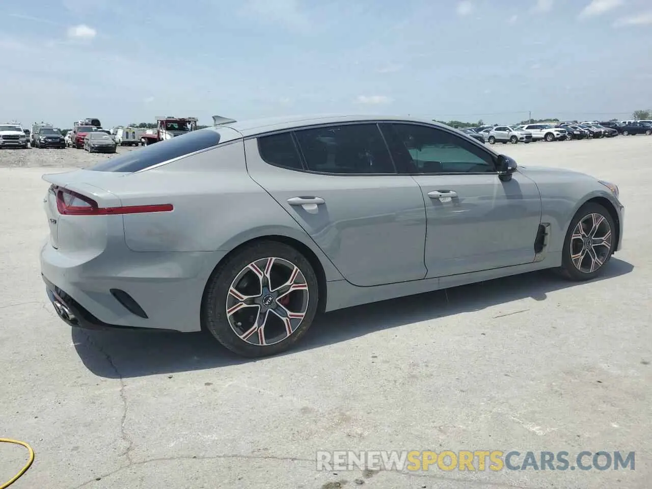 3 Photograph of a damaged car KNAE15LAXM6098488 KIA STINGER 2021