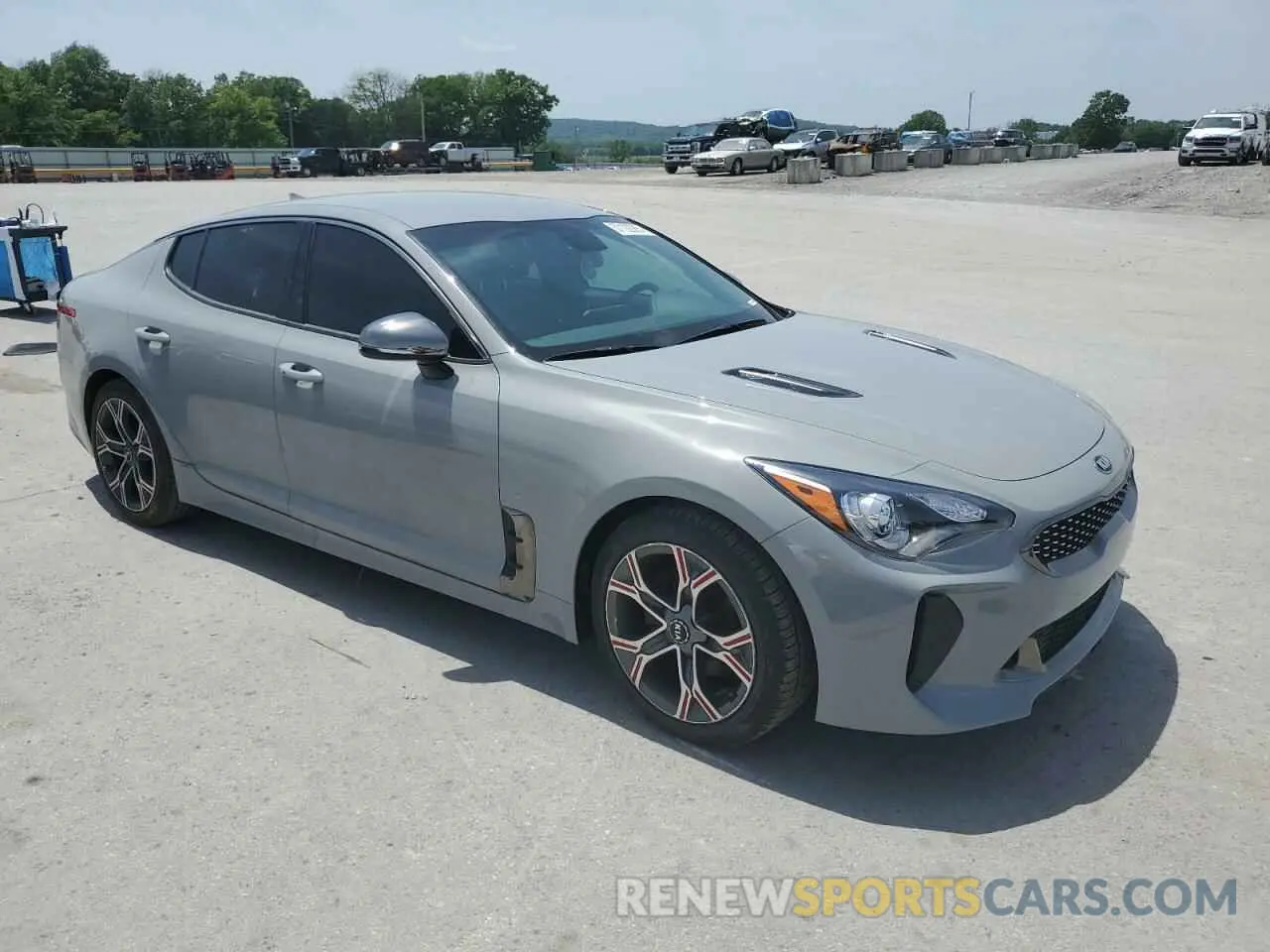 4 Photograph of a damaged car KNAE15LAXM6098488 KIA STINGER 2021
