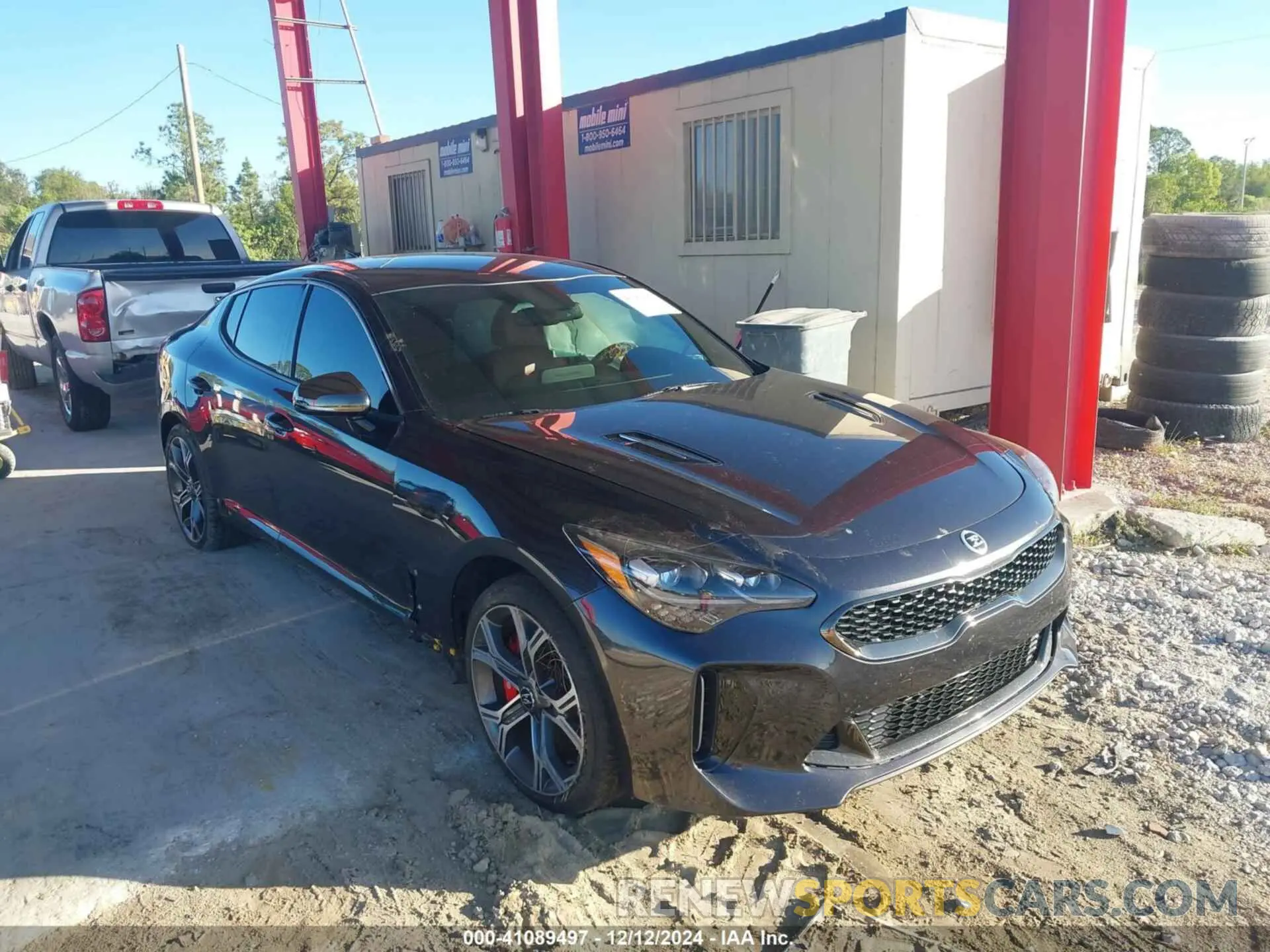 1 Photograph of a damaged car KNAE35LC3M6096075 KIA STINGER 2021