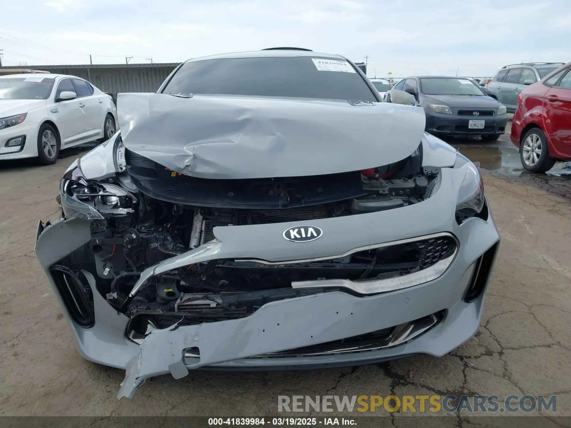 12 Photograph of a damaged car KNAE35LC6M6093087 KIA STINGER 2021