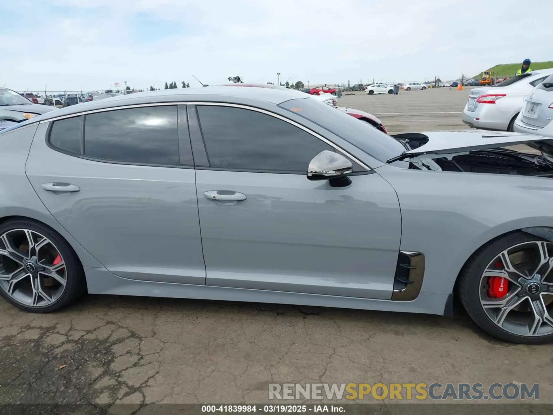 13 Photograph of a damaged car KNAE35LC6M6093087 KIA STINGER 2021