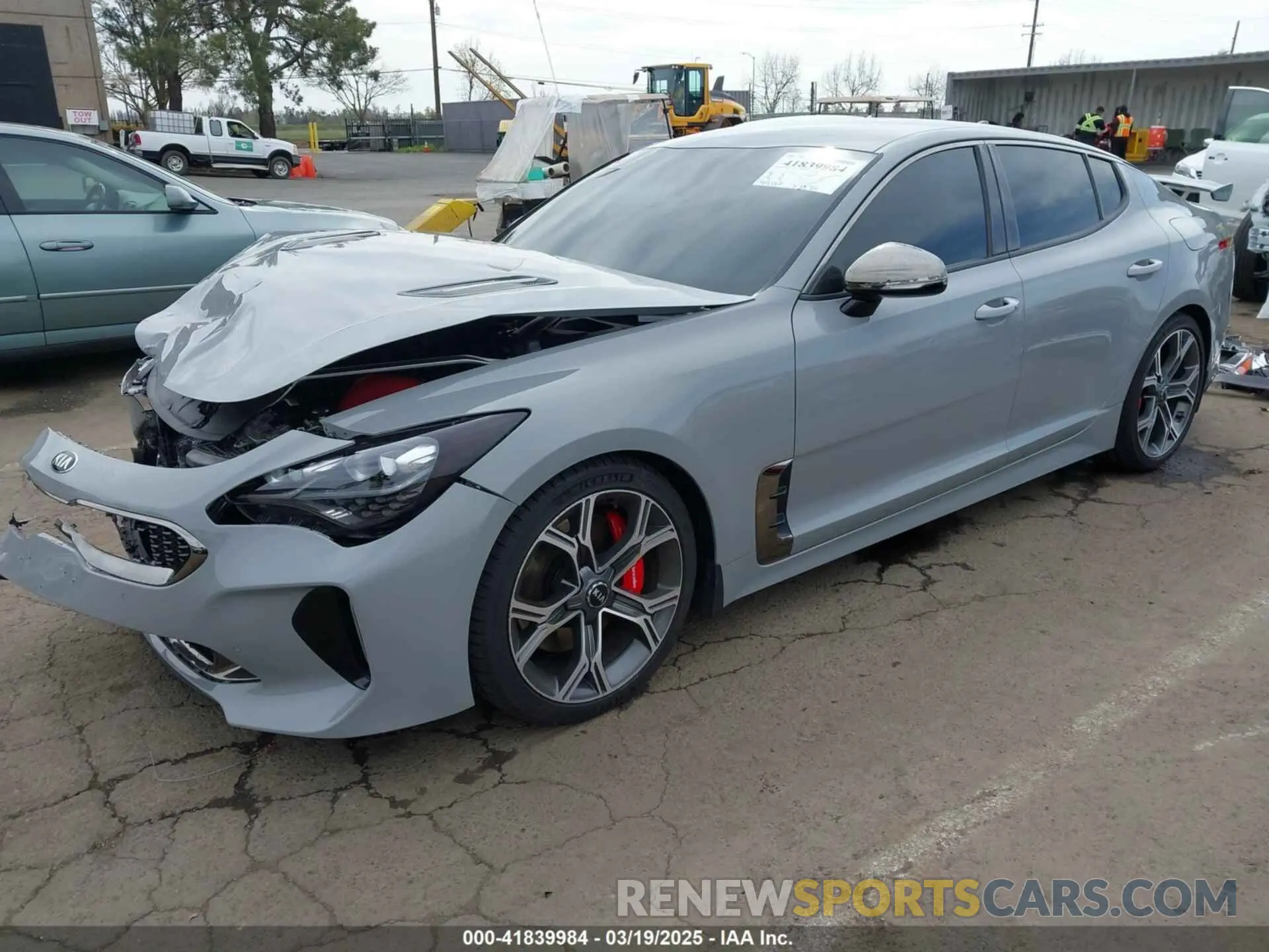 2 Photograph of a damaged car KNAE35LC6M6093087 KIA STINGER 2021