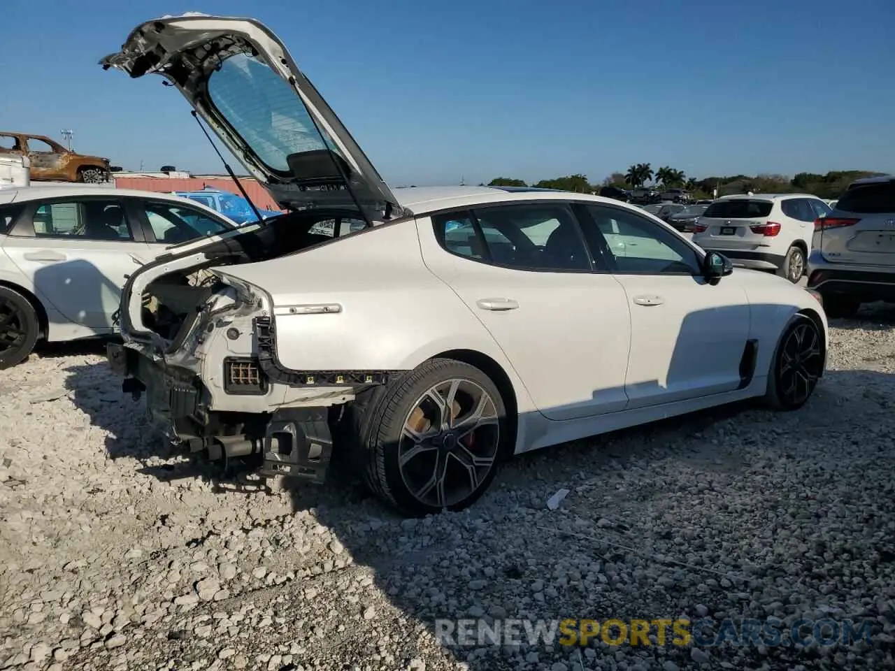 3 Photograph of a damaged car KNAE45LC6M6087917 KIA STINGER 2021