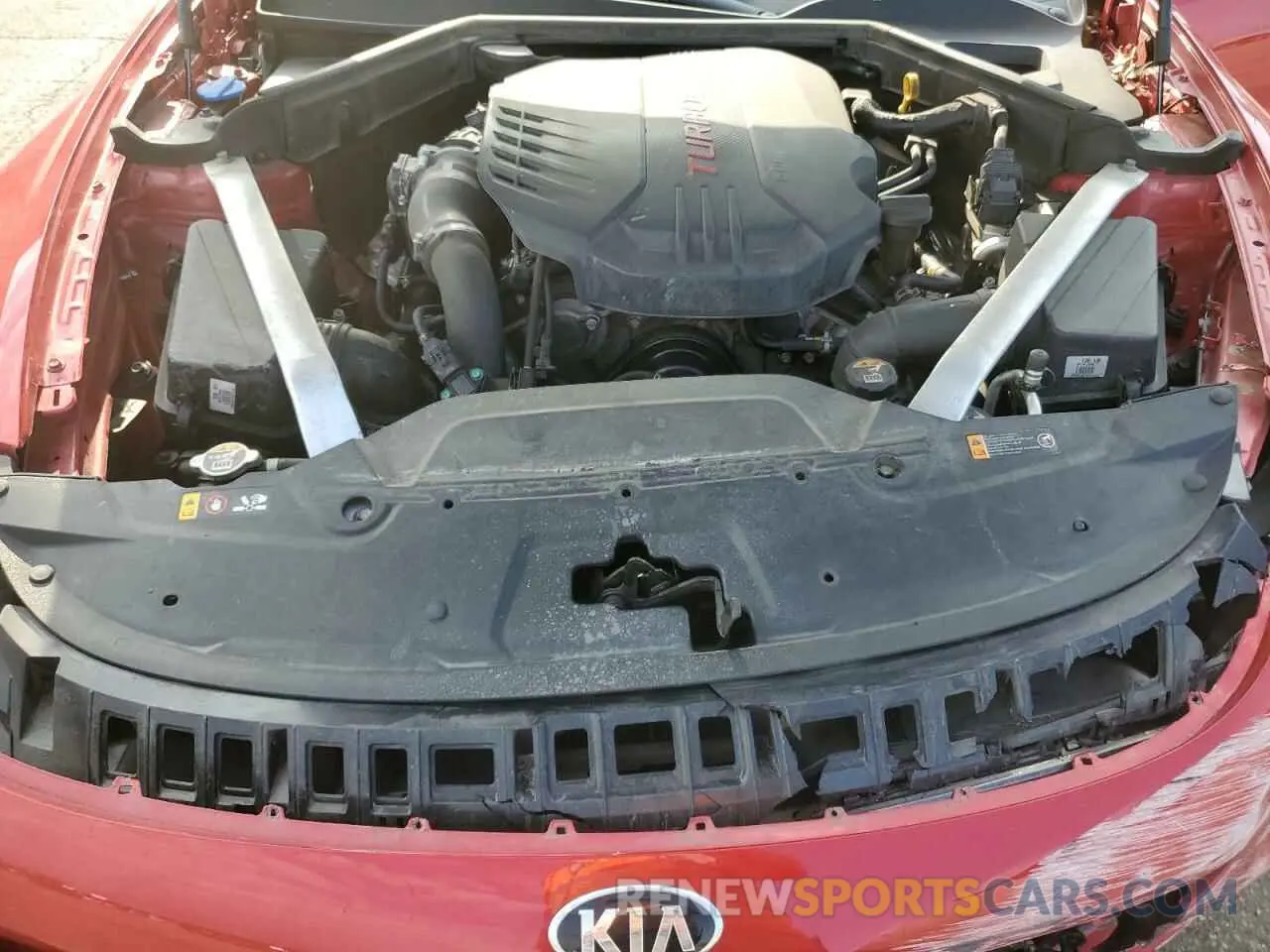 11 Photograph of a damaged car KNAE45LC6M6089943 KIA STINGER 2021