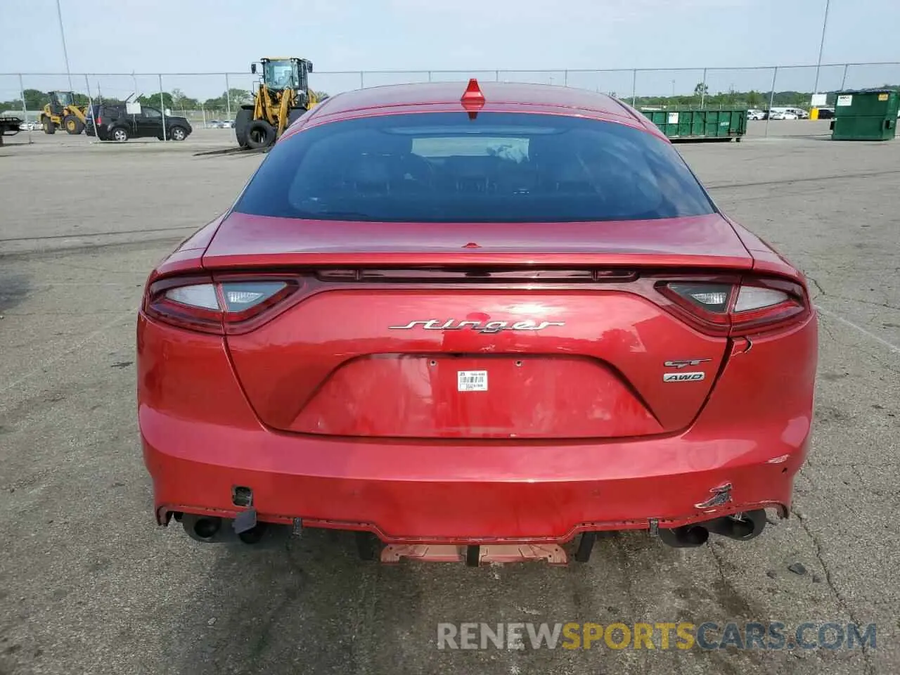 6 Photograph of a damaged car KNAE45LC6M6089943 KIA STINGER 2021