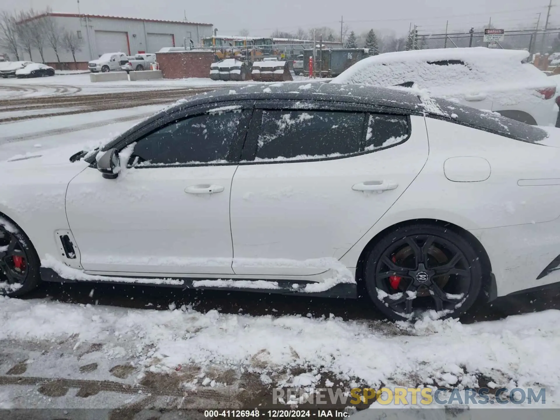 14 Photograph of a damaged car KNAE45LC7M6087733 KIA STINGER 2021