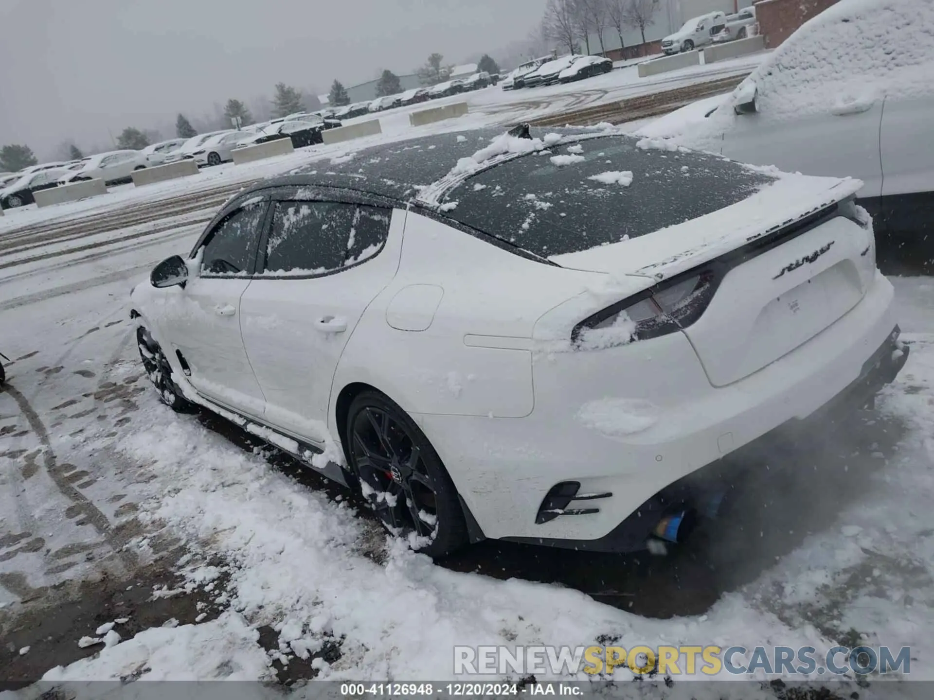 3 Photograph of a damaged car KNAE45LC7M6087733 KIA STINGER 2021