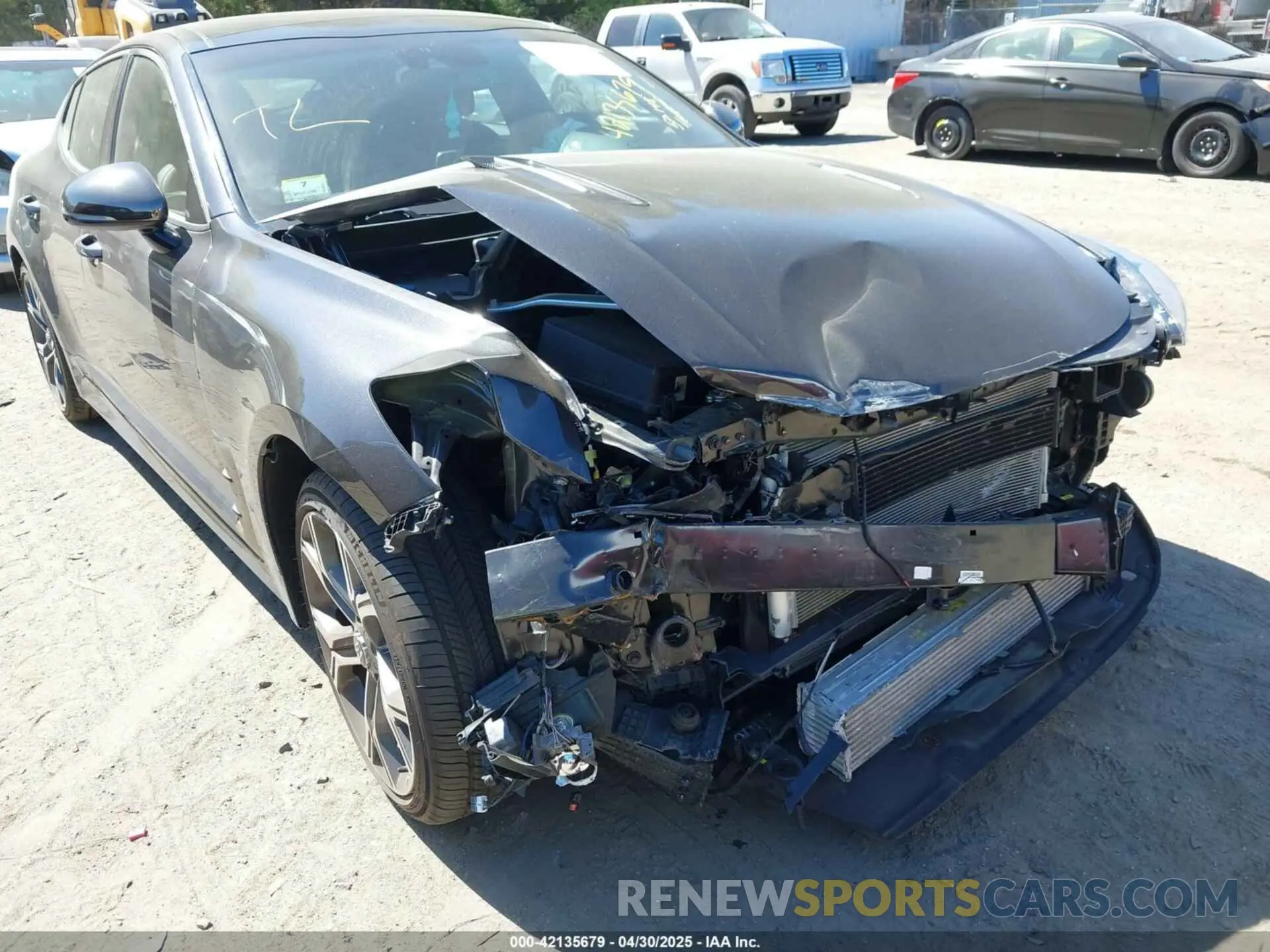 6 Photograph of a damaged car KNAE45LC8M6091760 KIA STINGER 2021