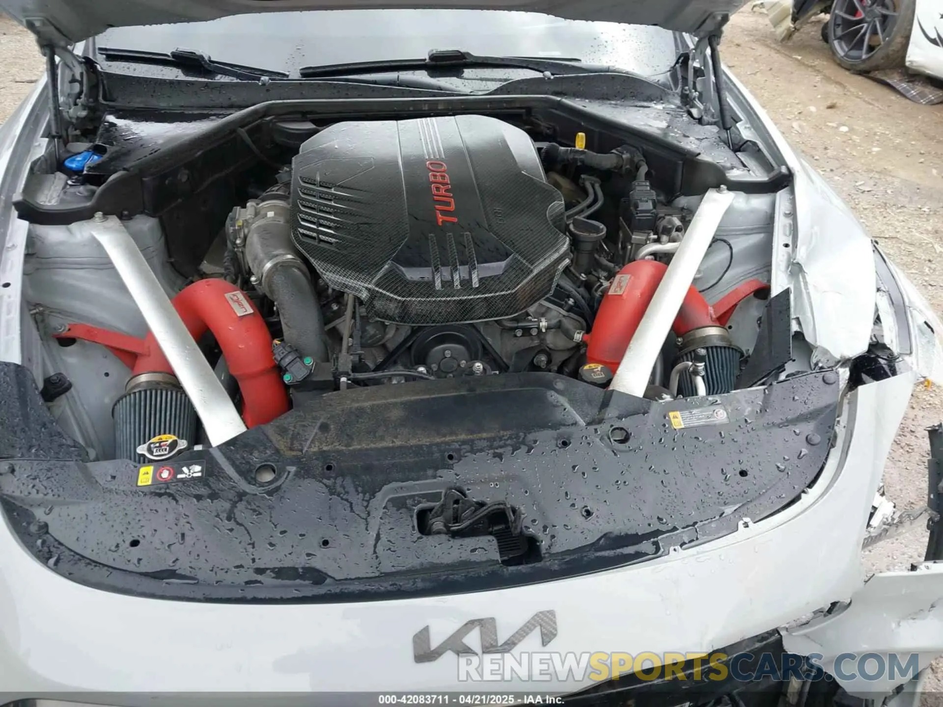 10 Photograph of a damaged car KNAE55LC0M6087845 KIA STINGER 2021